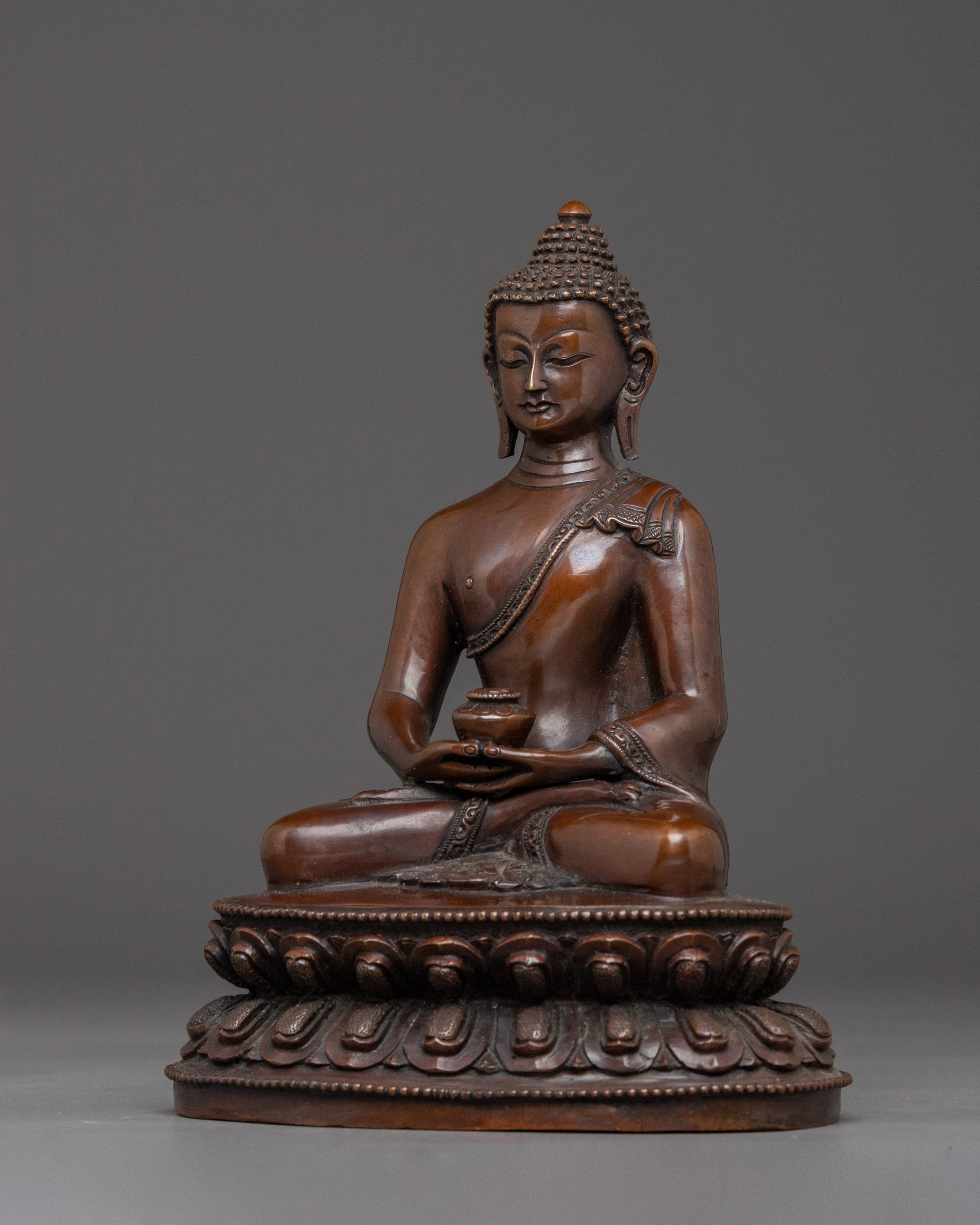 Amitabha Buddha Figurine : Himalayan Handmade Artwork