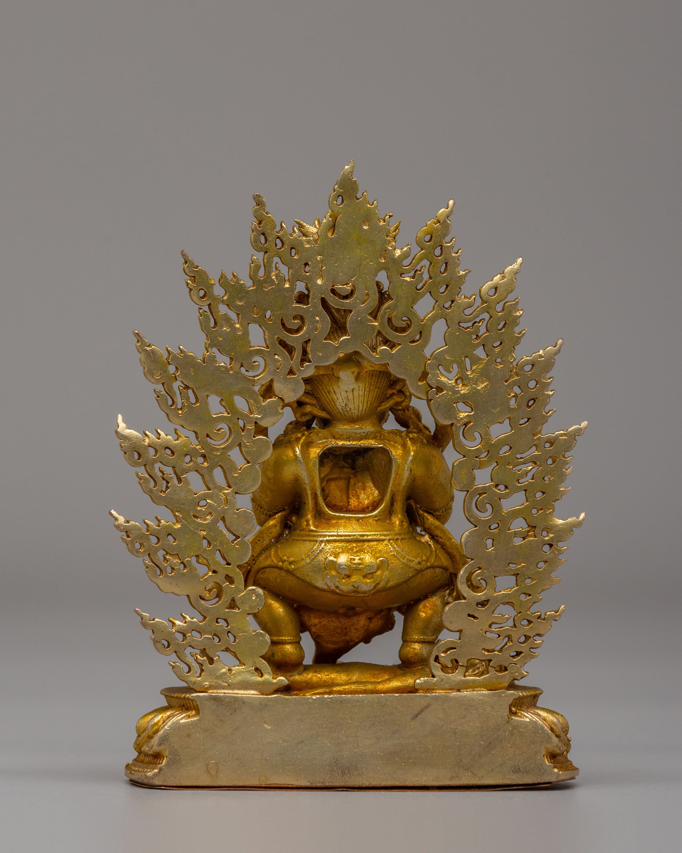 Dharma Protector Mahakala Sculpture | Wrathful Guardian Deity