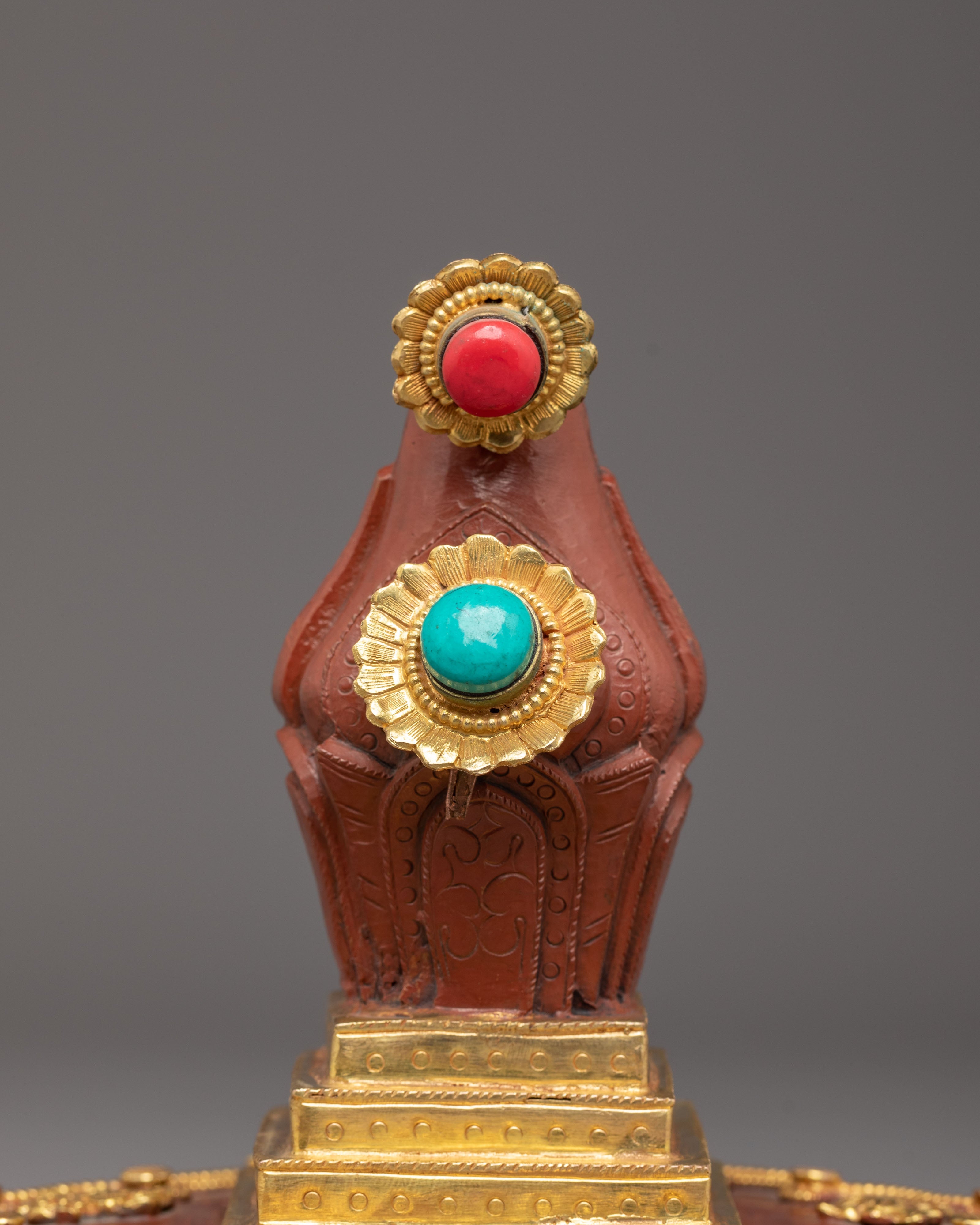 Vajrasattva Hundred-Deity Ritual Torma | Tibetan Buddhist Offering Sculpture