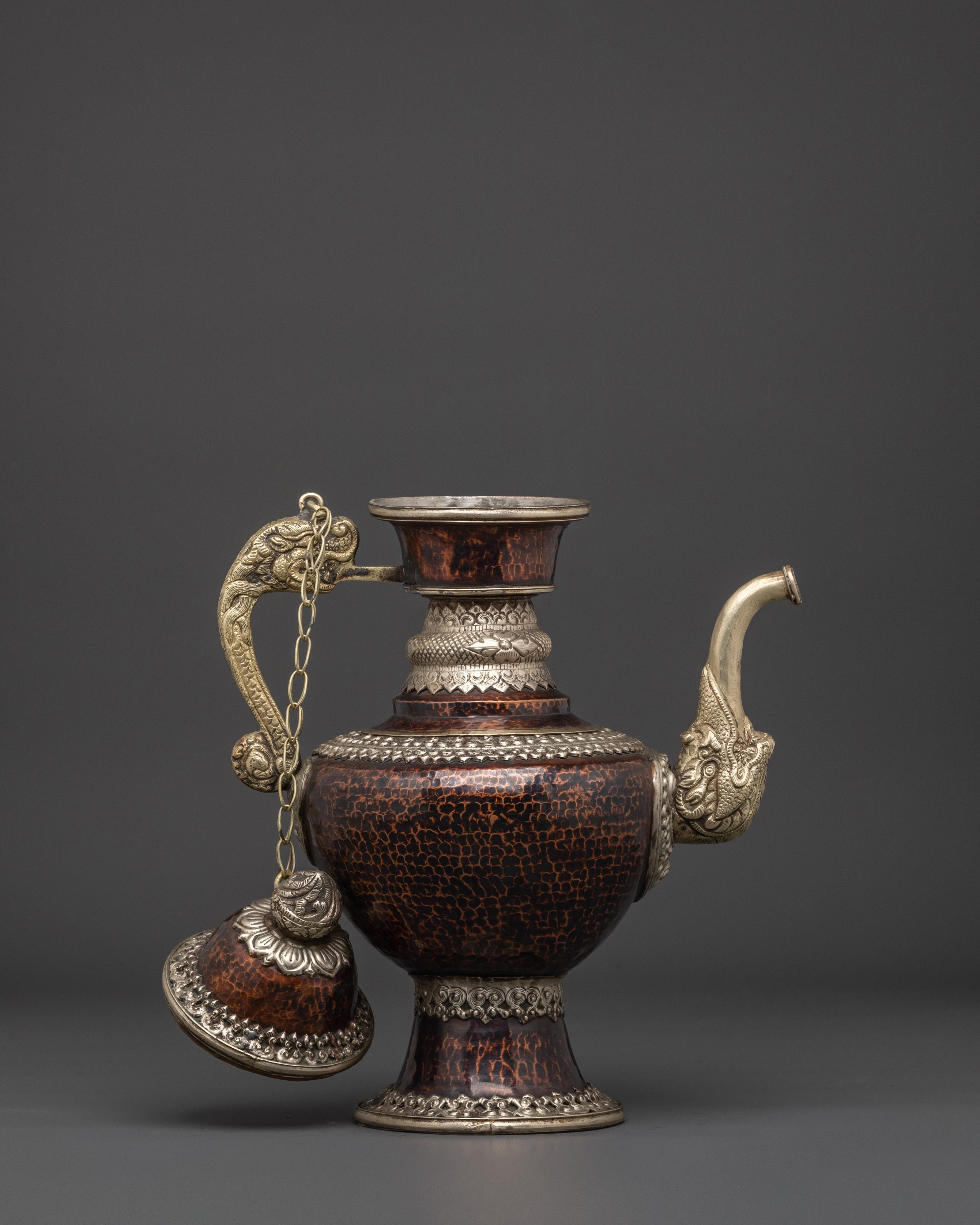 Traditional Handmade Tea Pot | Antique-Style Spiritual Decor