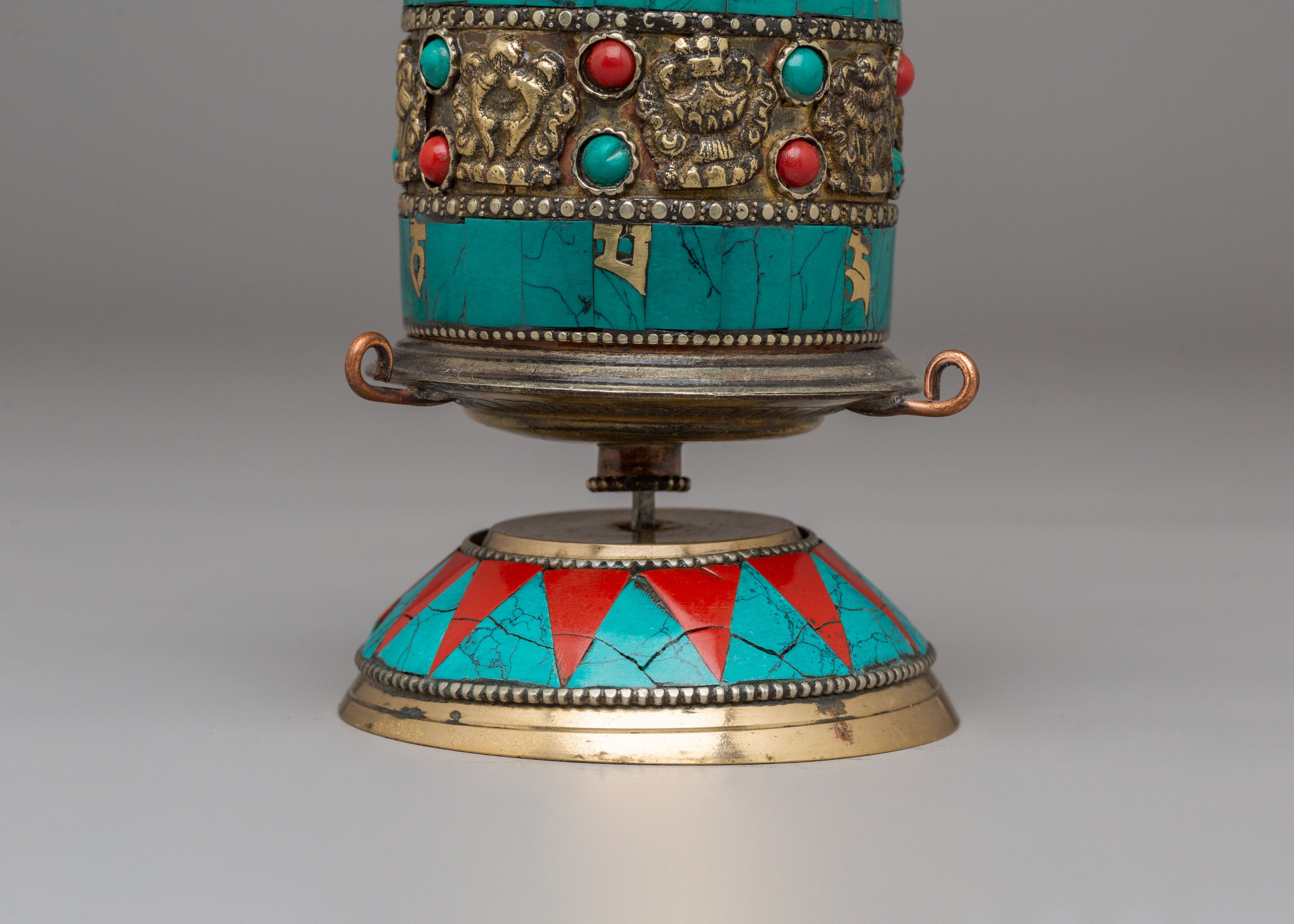 Mantra-Chanting Prayer Wheel | A Sacred Tool for Meditation