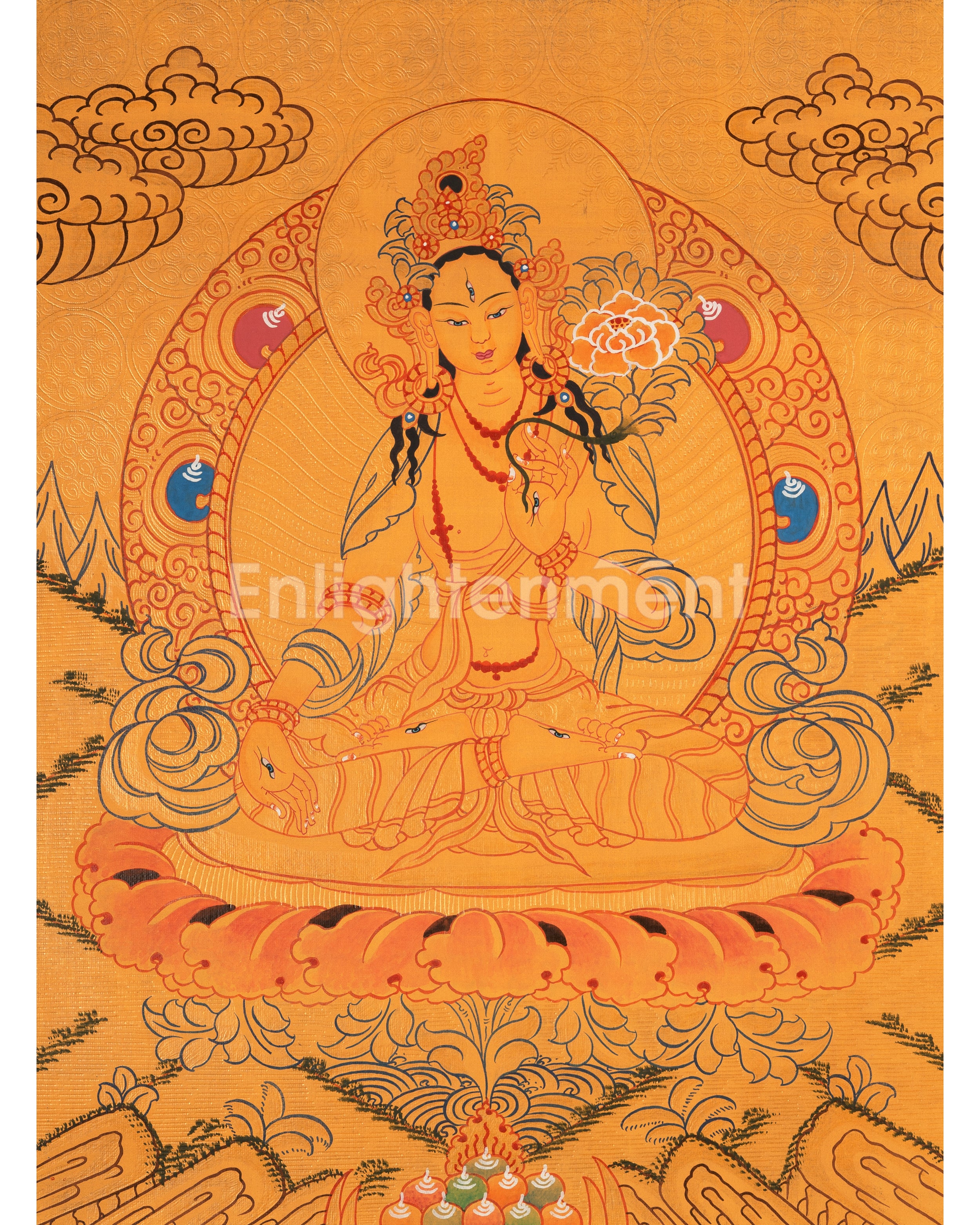 7 Eyed White Tara | A Sacred Symbol of Compassion and Healing