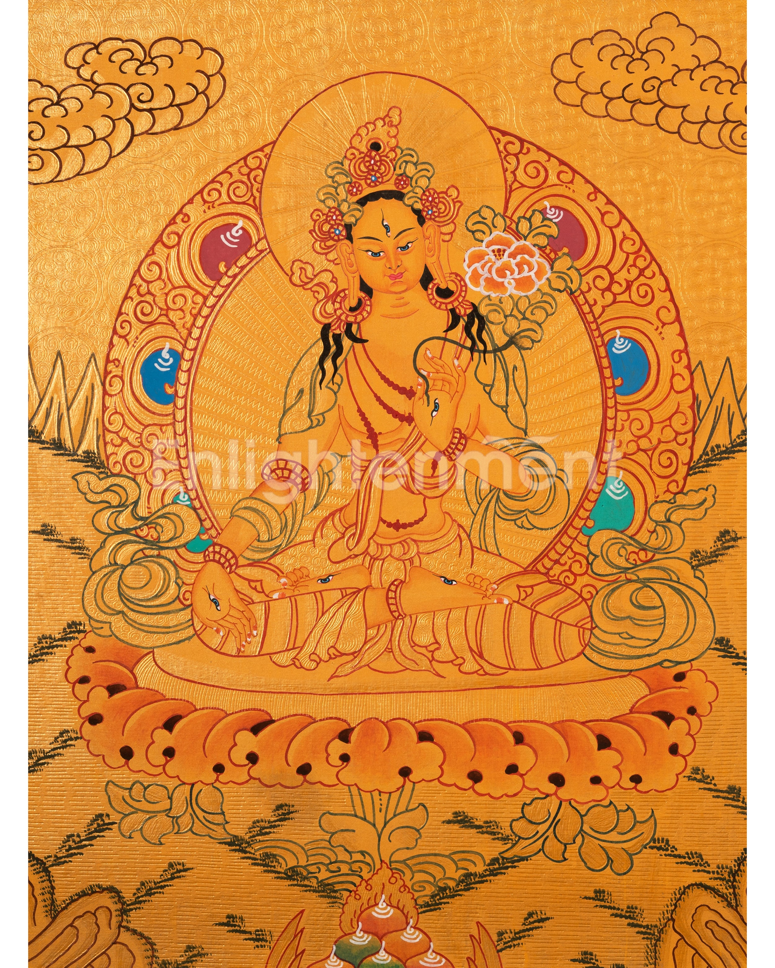 7 Eyed White Tara | A Sacred Symbol of Compassion and Healing