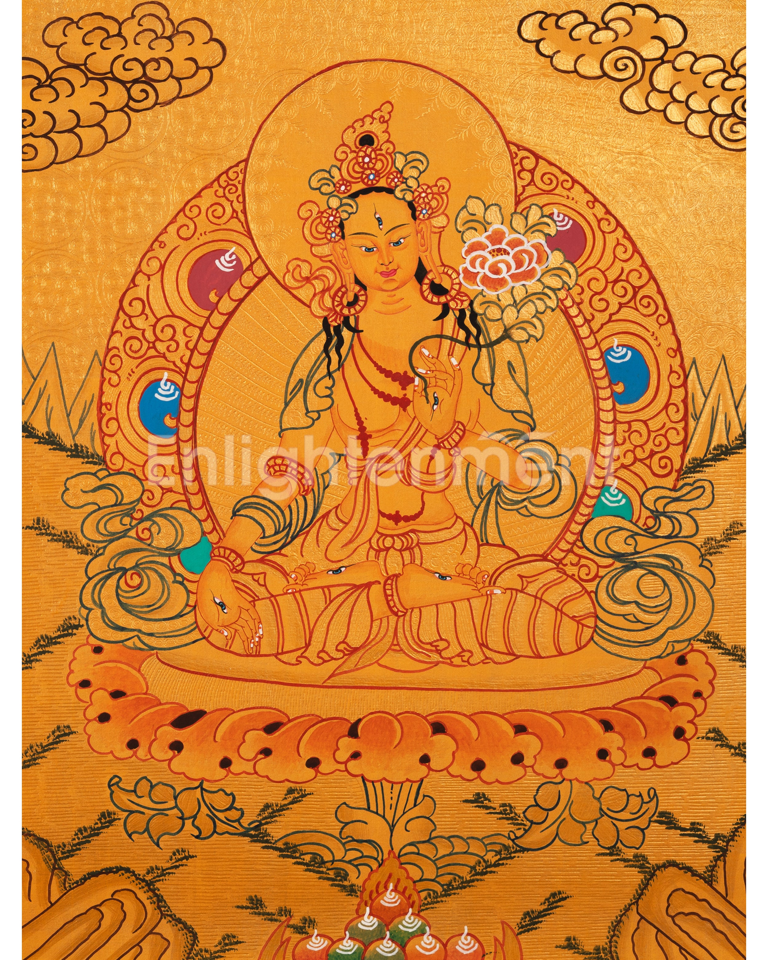7 Eyed White Tara | A Sacred Symbol of Compassion and Healing