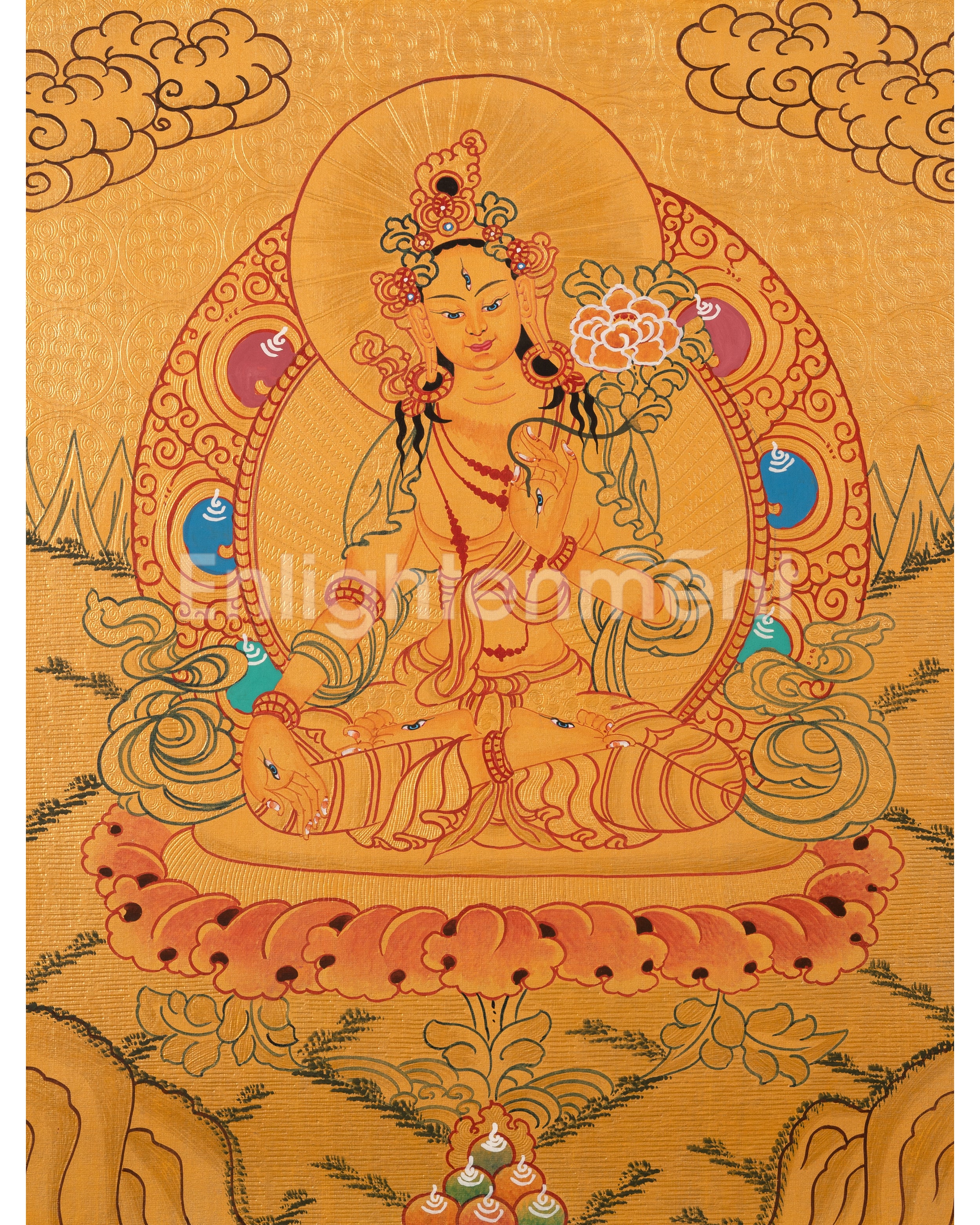 7 Eyed White Tara | A Sacred Symbol of Compassion and Healing