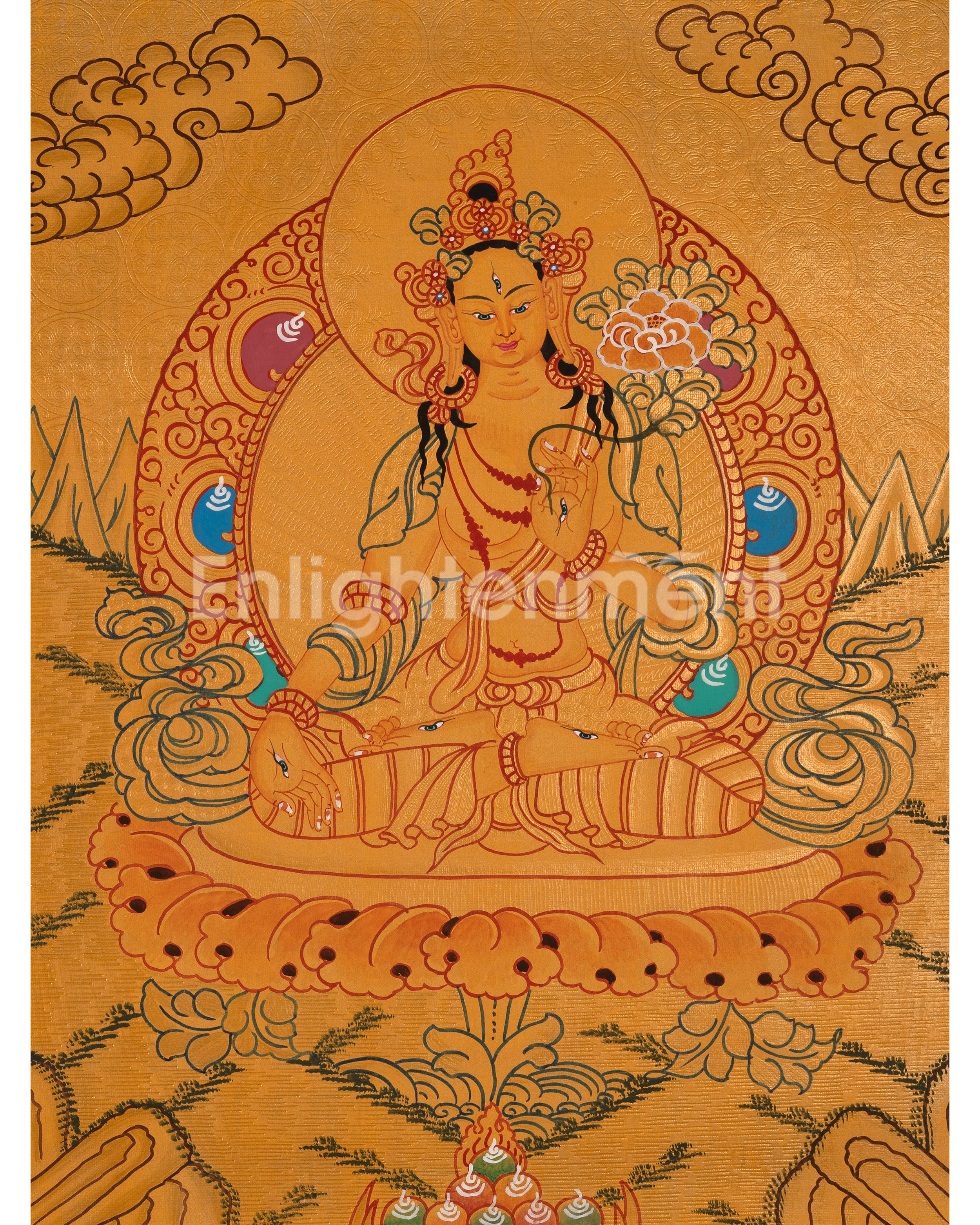 7 Eyed White Tara | A Sacred Symbol of Compassion and Healing