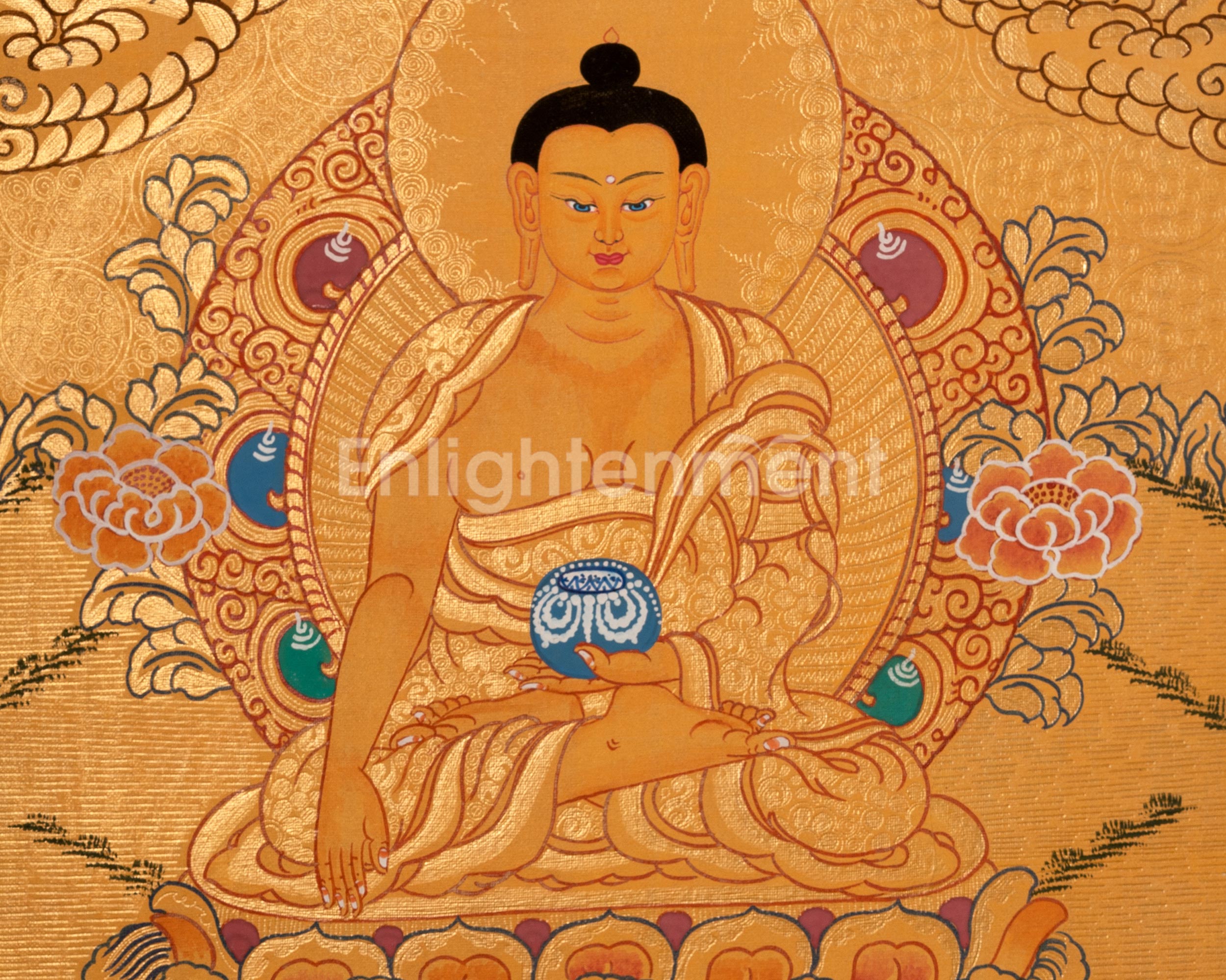 30 cm Siddhartha Gautama Painting | The Buddha of Serenity and Wisdom