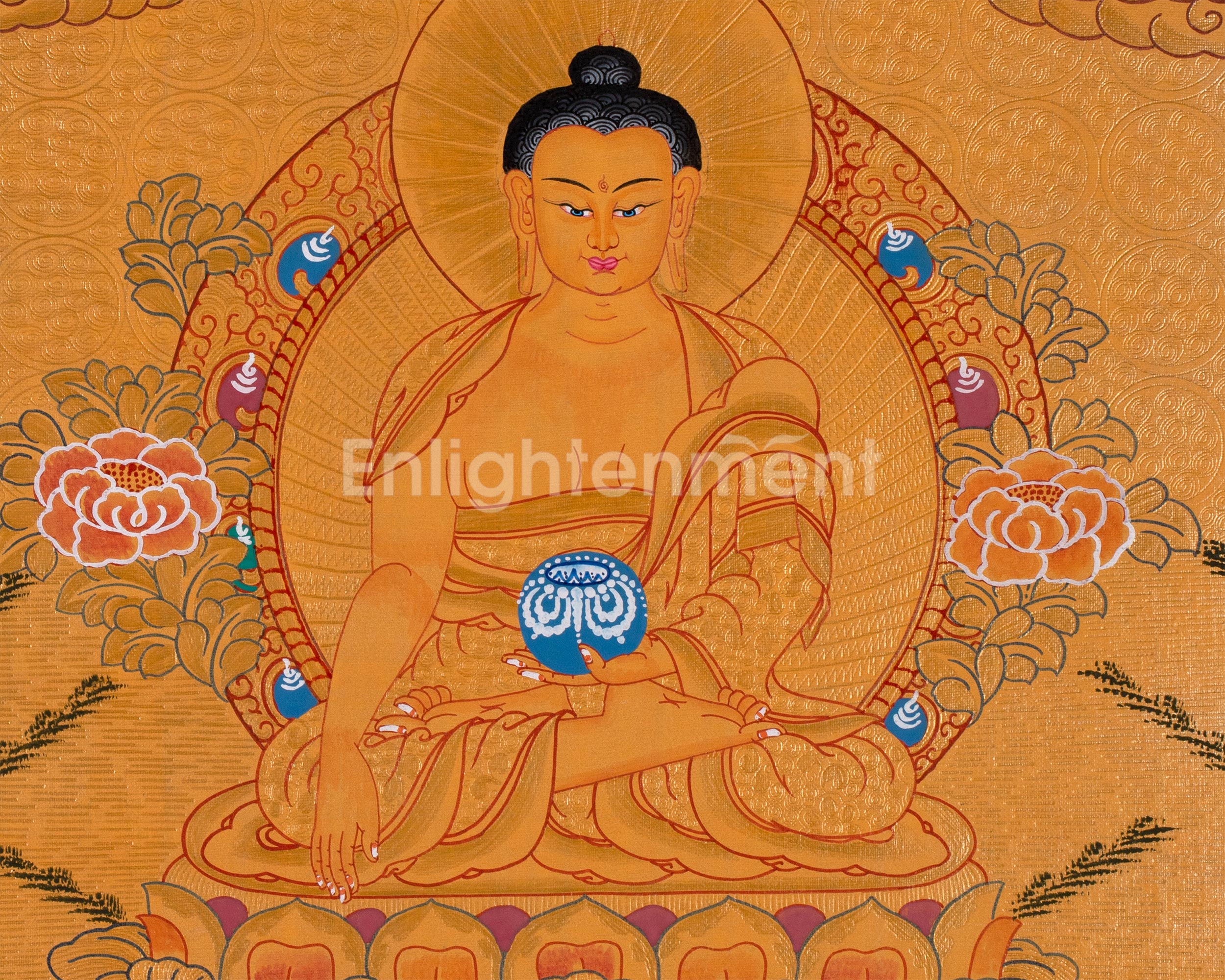 30 cm Siddhartha Gautama Painting | The Buddha of Serenity and Wisdom