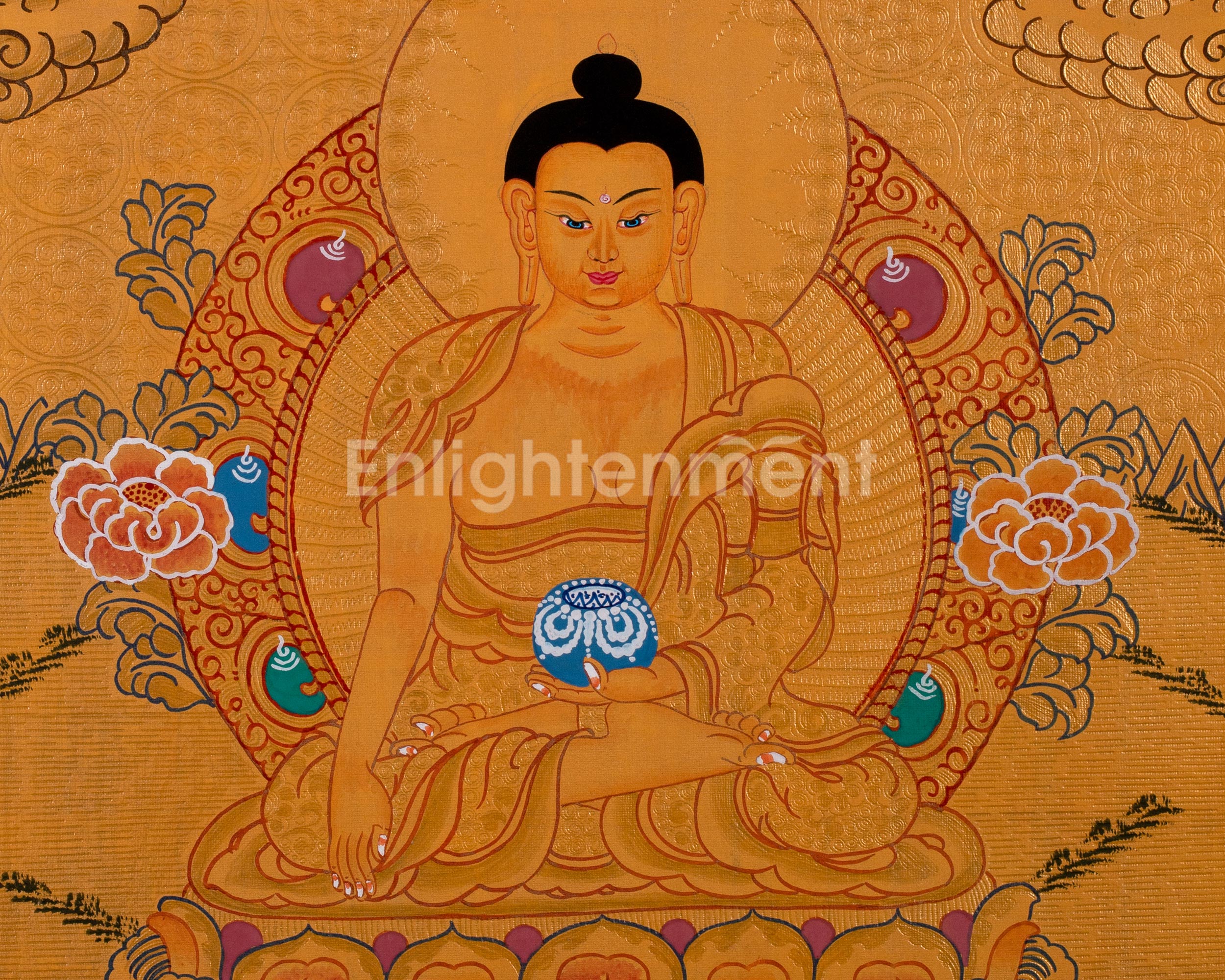 30 cm Siddhartha Gautama Painting | The Buddha of Serenity and Wisdom