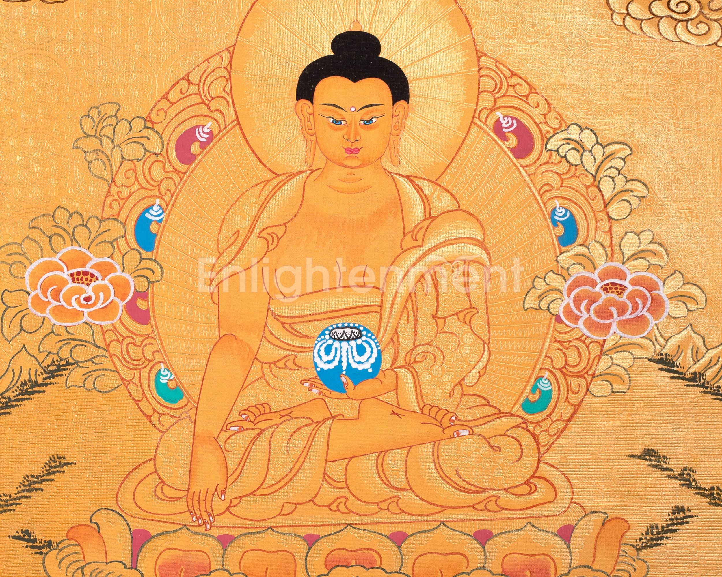 30 cm Siddhartha Gautama Painting | The Buddha of Serenity and Wisdom