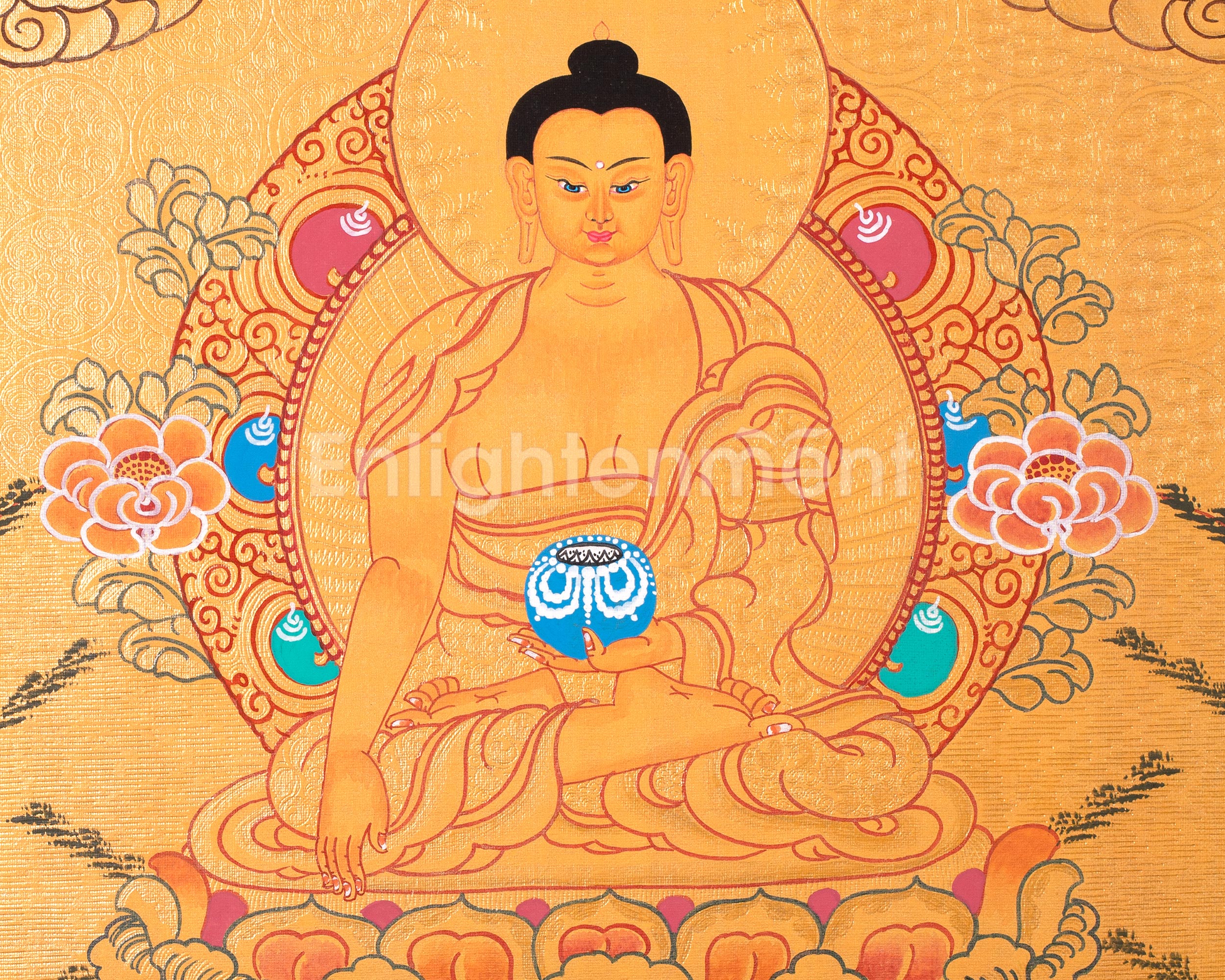30 cm Siddhartha Gautama Painting | The Buddha of Serenity and Wisdom