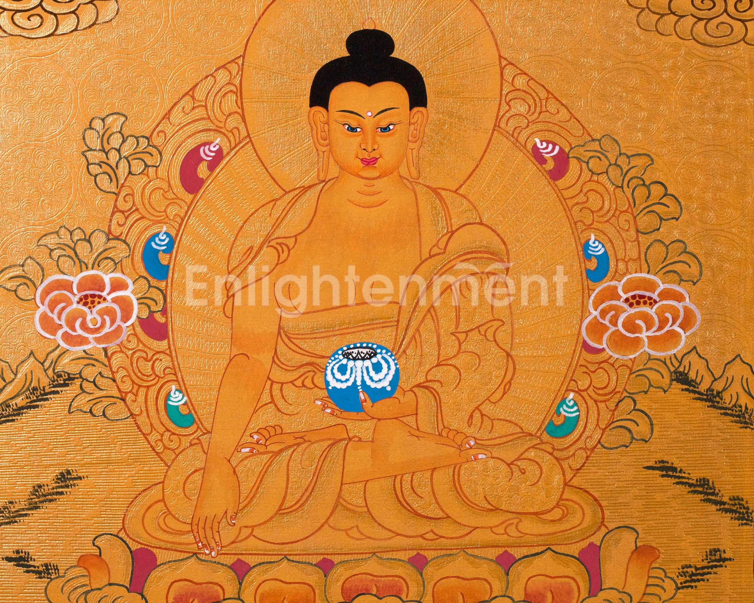 30 cm Siddhartha Gautama Painting | The Buddha of Serenity and Wisdom