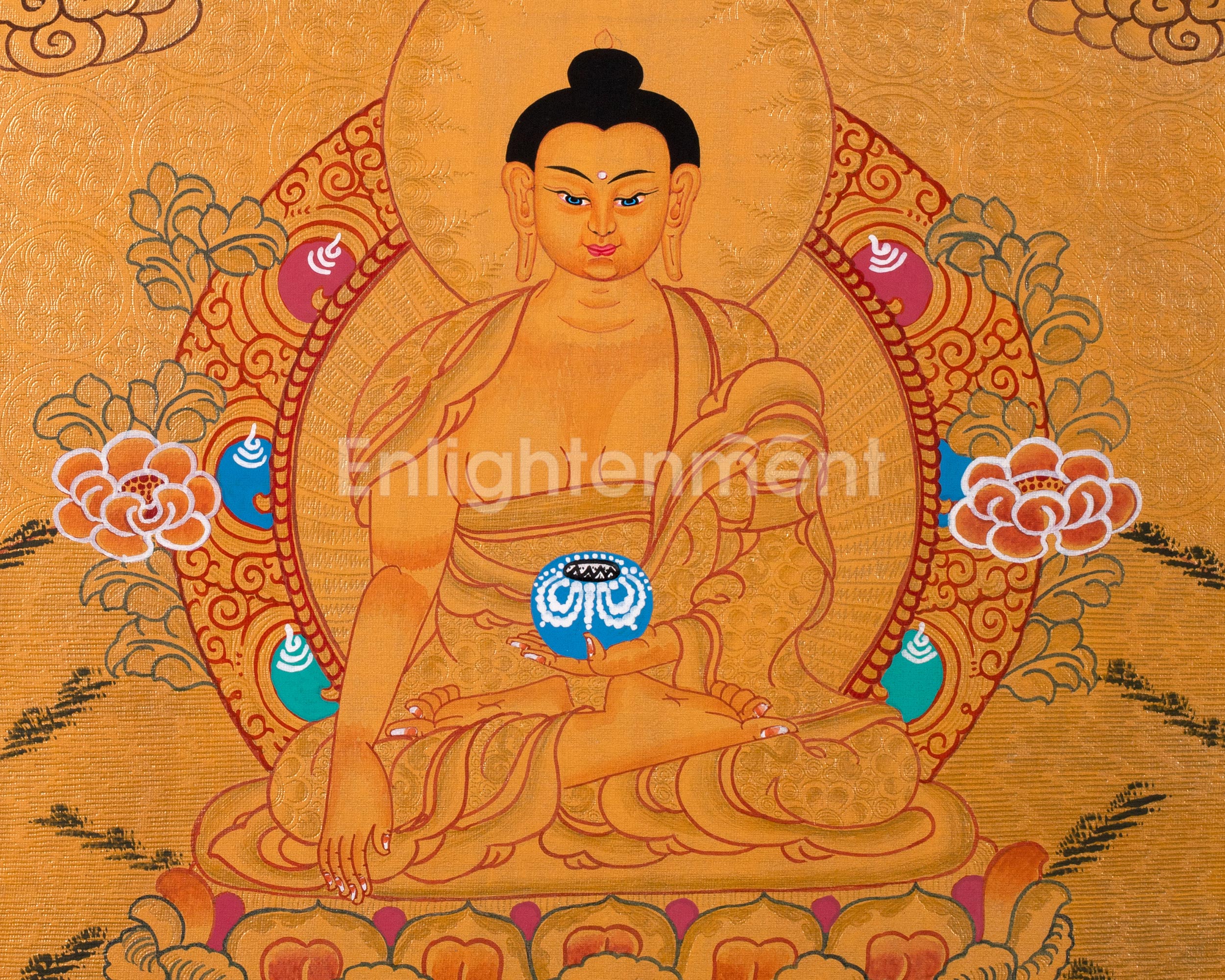 30 cm Siddhartha Gautama Painting | The Buddha of Serenity and Wisdom