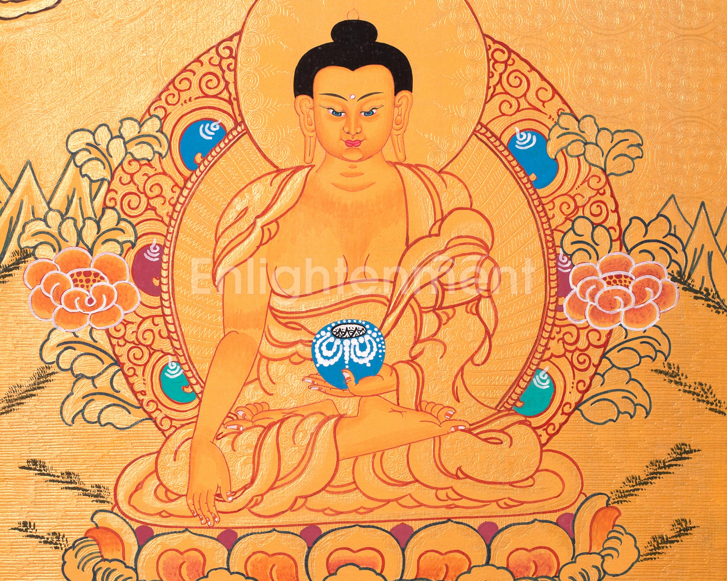 30 cm Siddhartha Gautama Painting | The Buddha of Serenity and Wisdom
