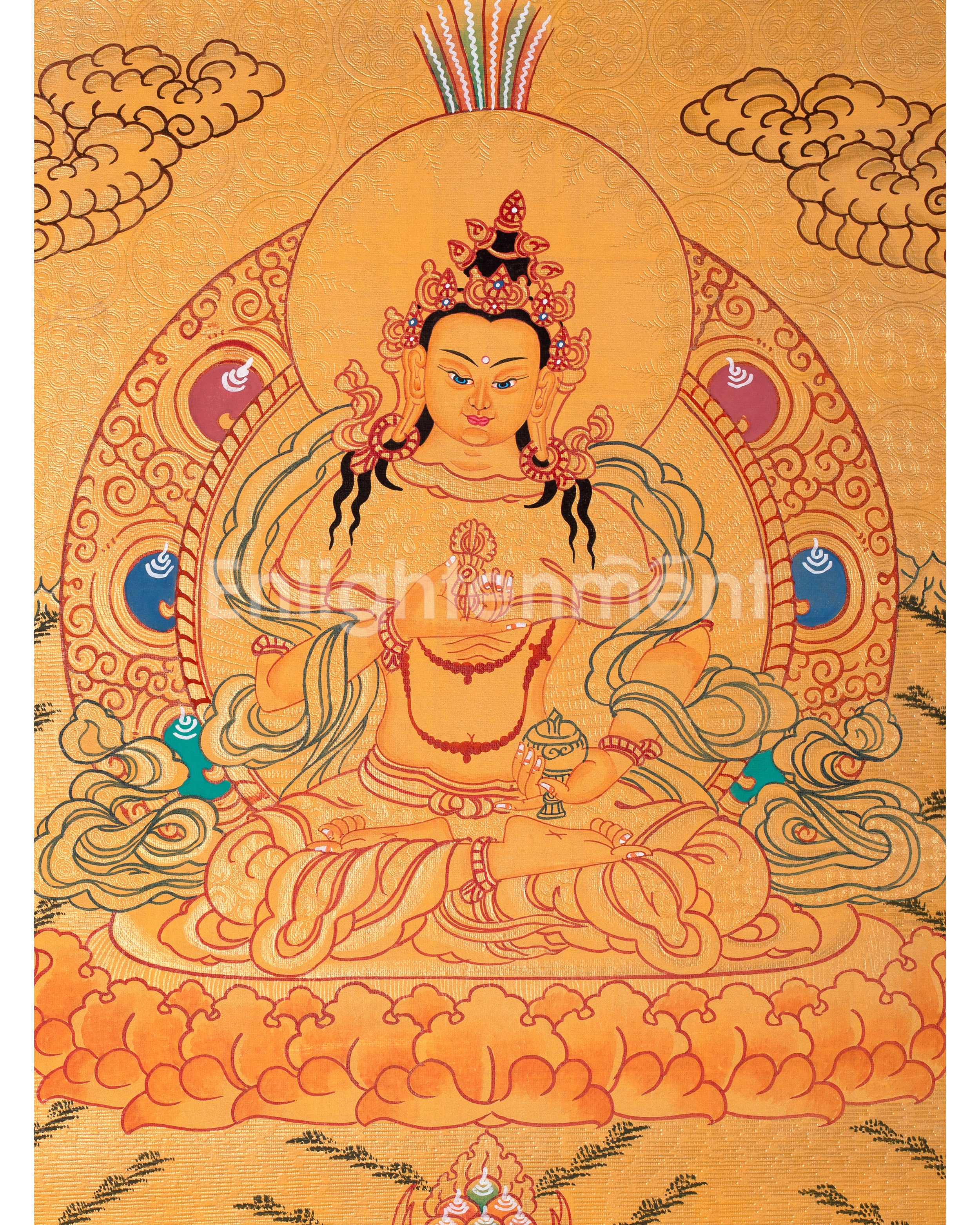 Thangka of Vajrasattva | The Deity of Purification & Spiritual Transformation