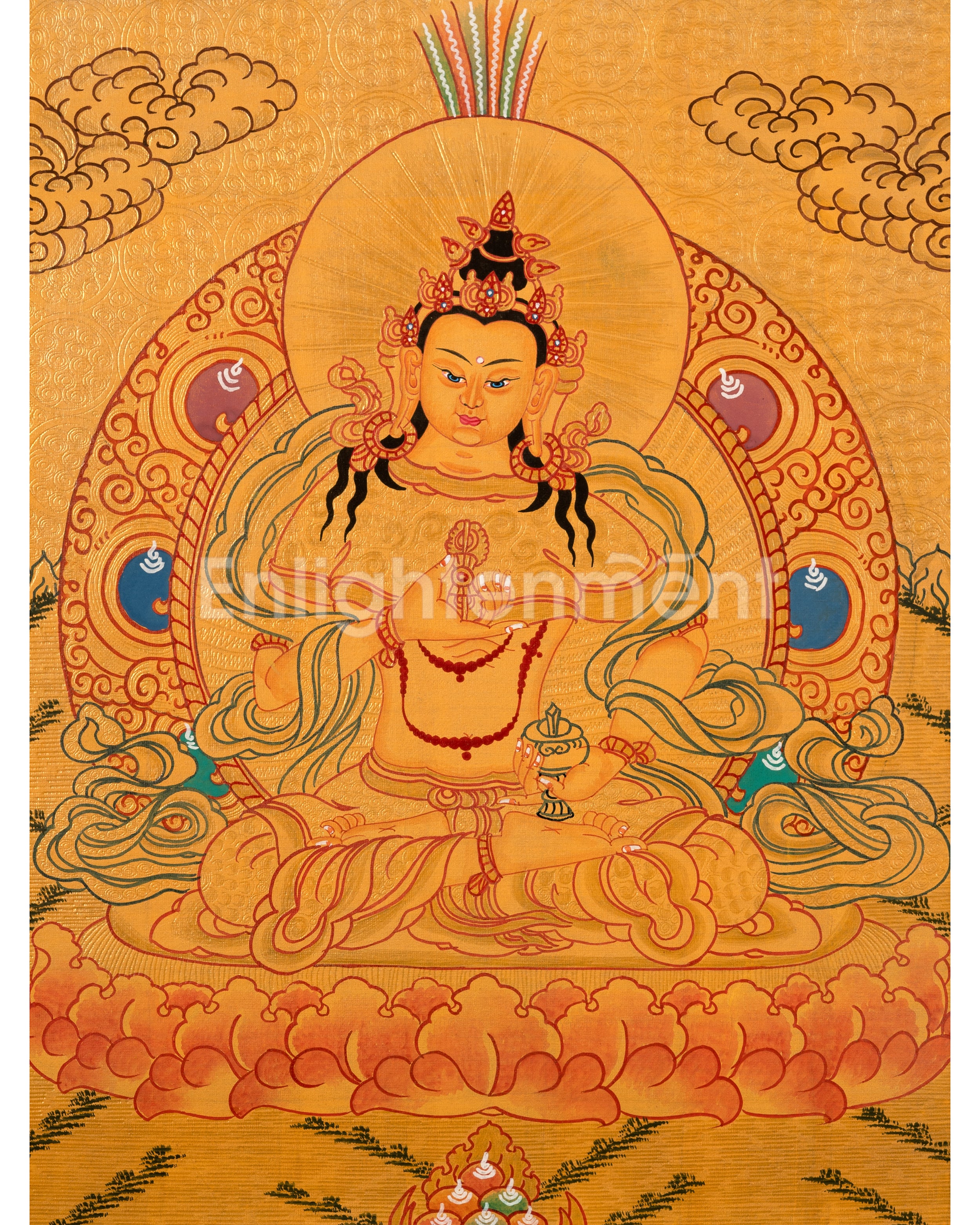Thangka of Vajrasattva | The Deity of Purification & Spiritual Transformation