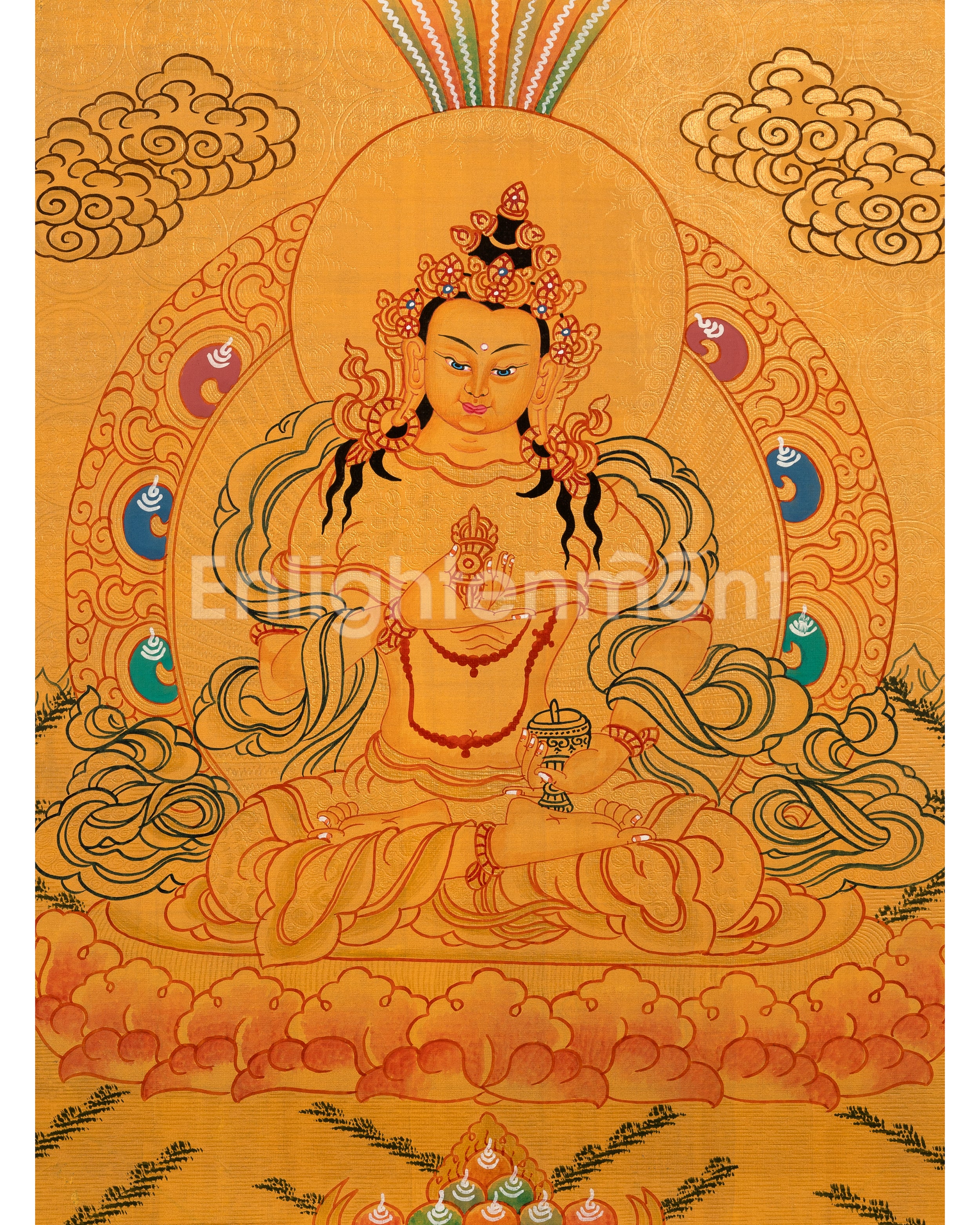 Thangka of Vajrasattva | The Deity of Purification & Spiritual Transformation