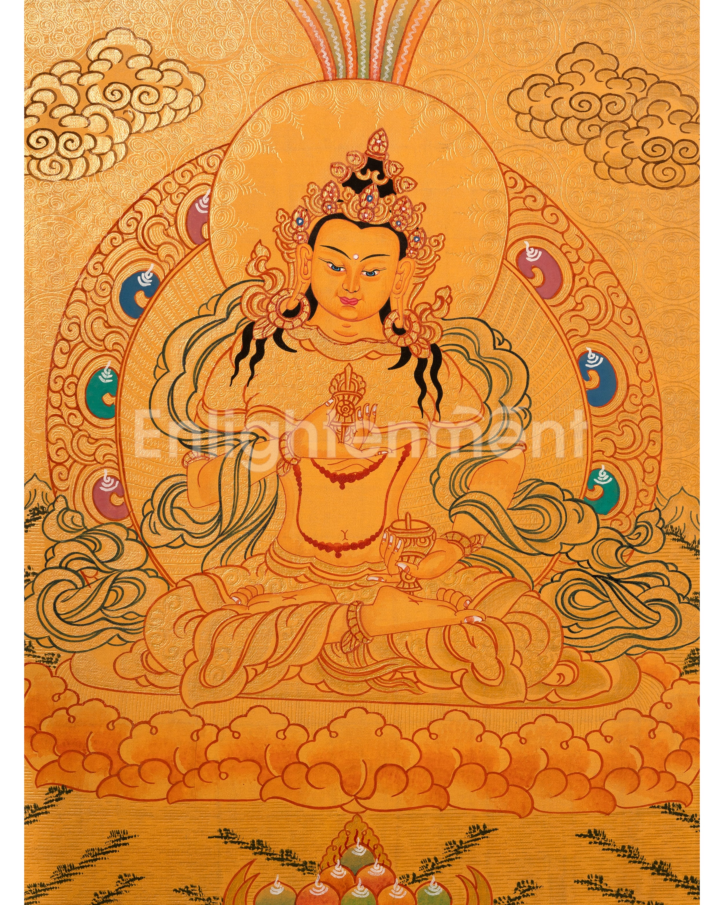 Thangka of Vajrasattva | The Deity of Purification & Spiritual Transformation