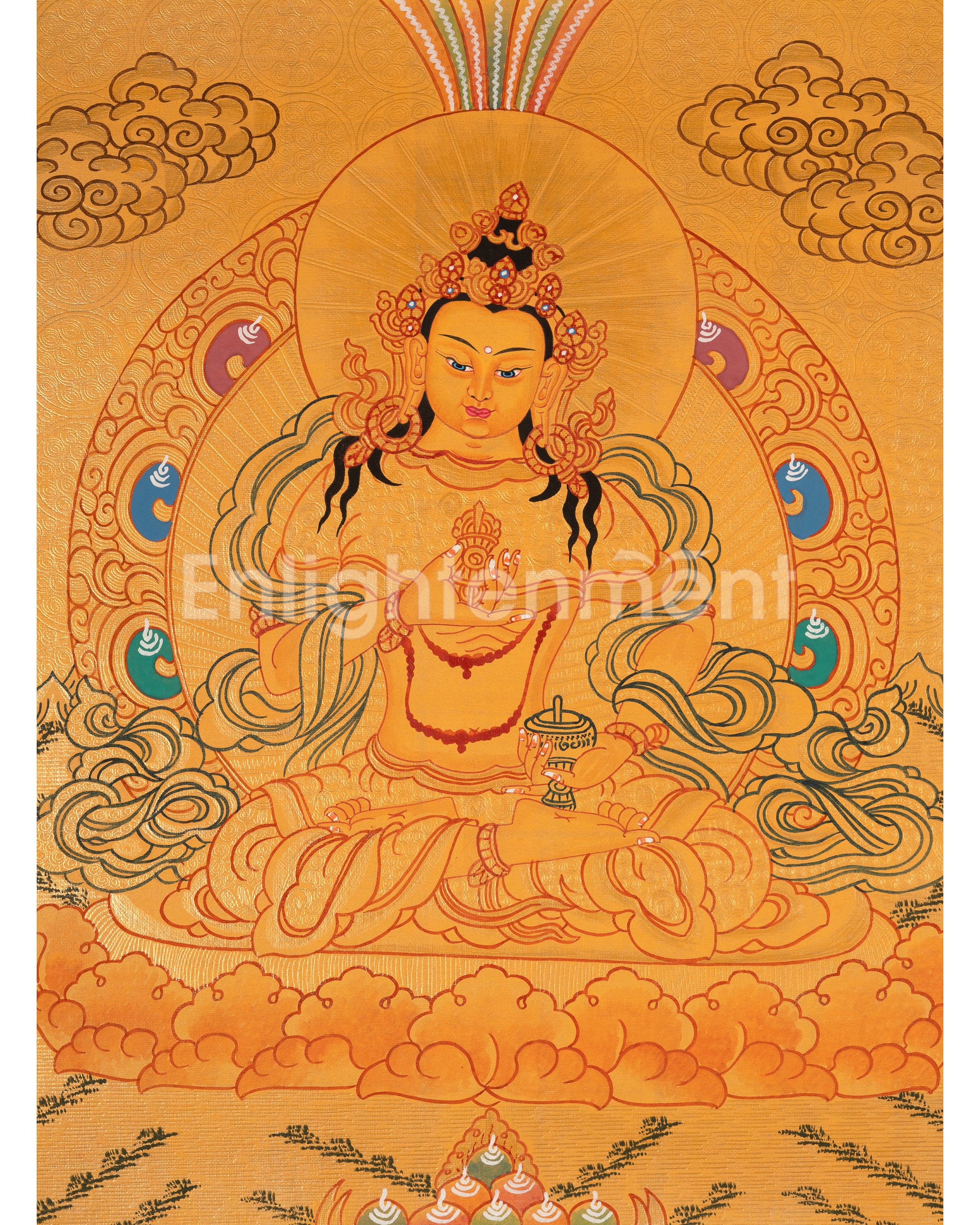 Thangka of Vajrasattva | The Deity of Purification & Spiritual Transformation