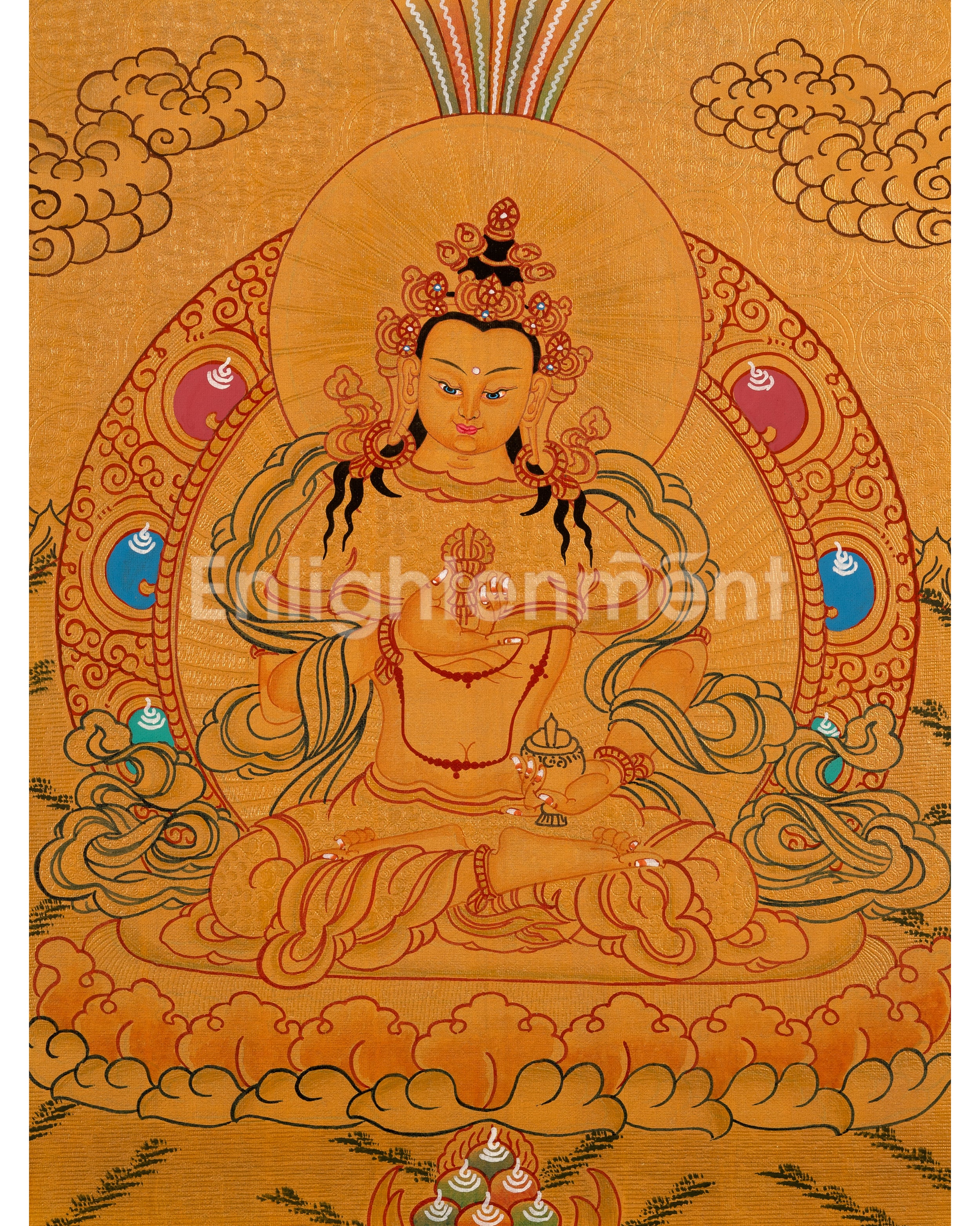 Thangka of Vajrasattva | The Deity of Purification & Spiritual Transformation