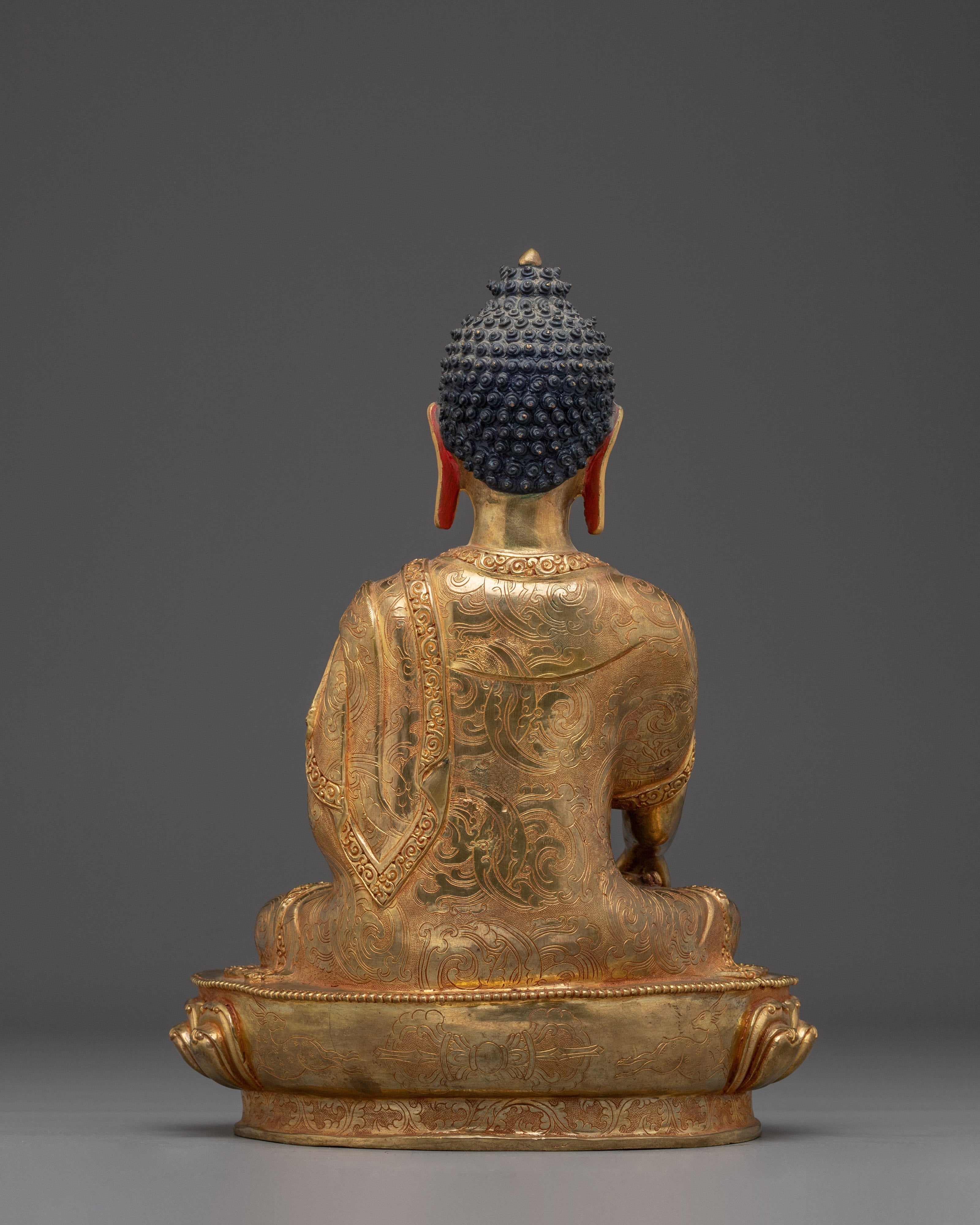 Handcrafted Shakyamuni buddha Spiritual Decor | Tibetan Art