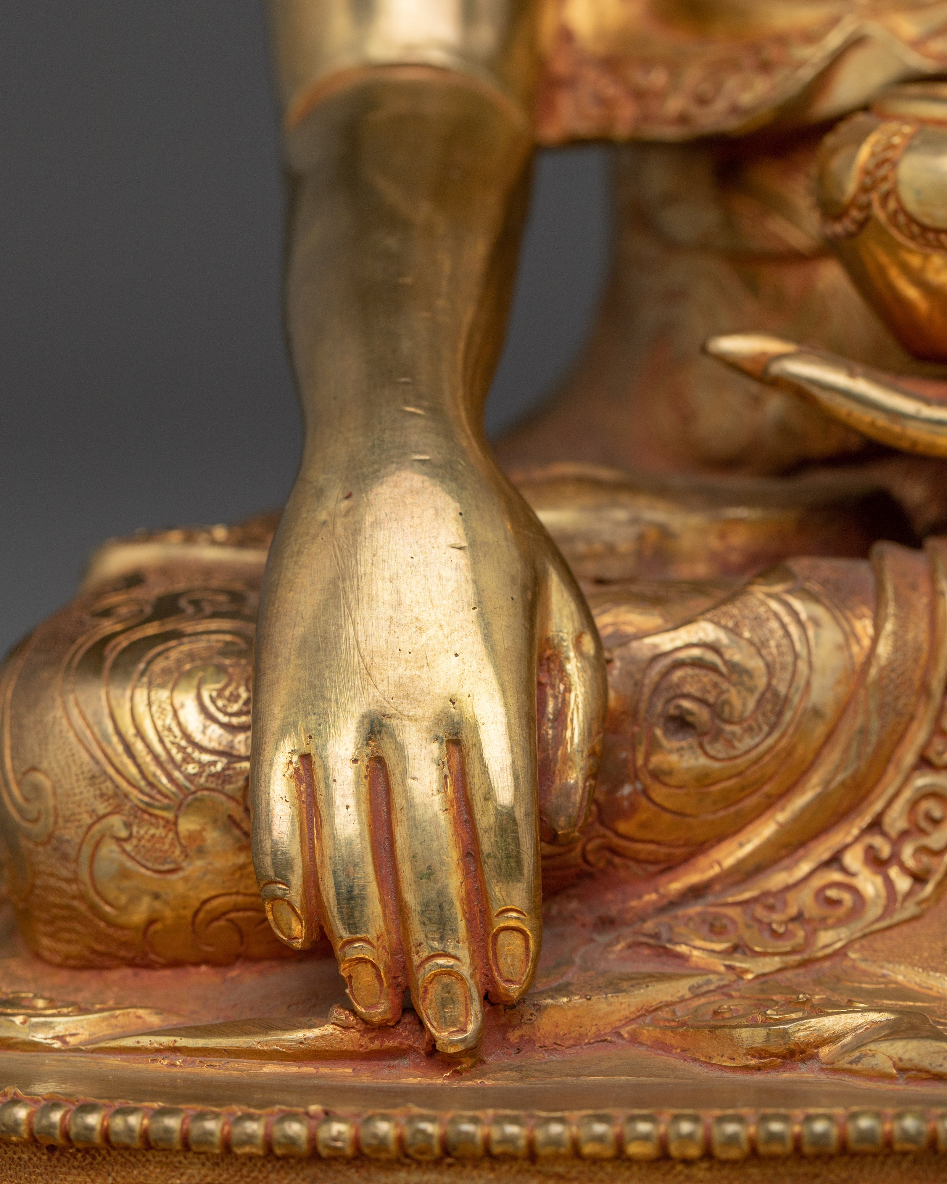 Handcrafted Shakyamuni buddha Spiritual Decor | Tibetan Art