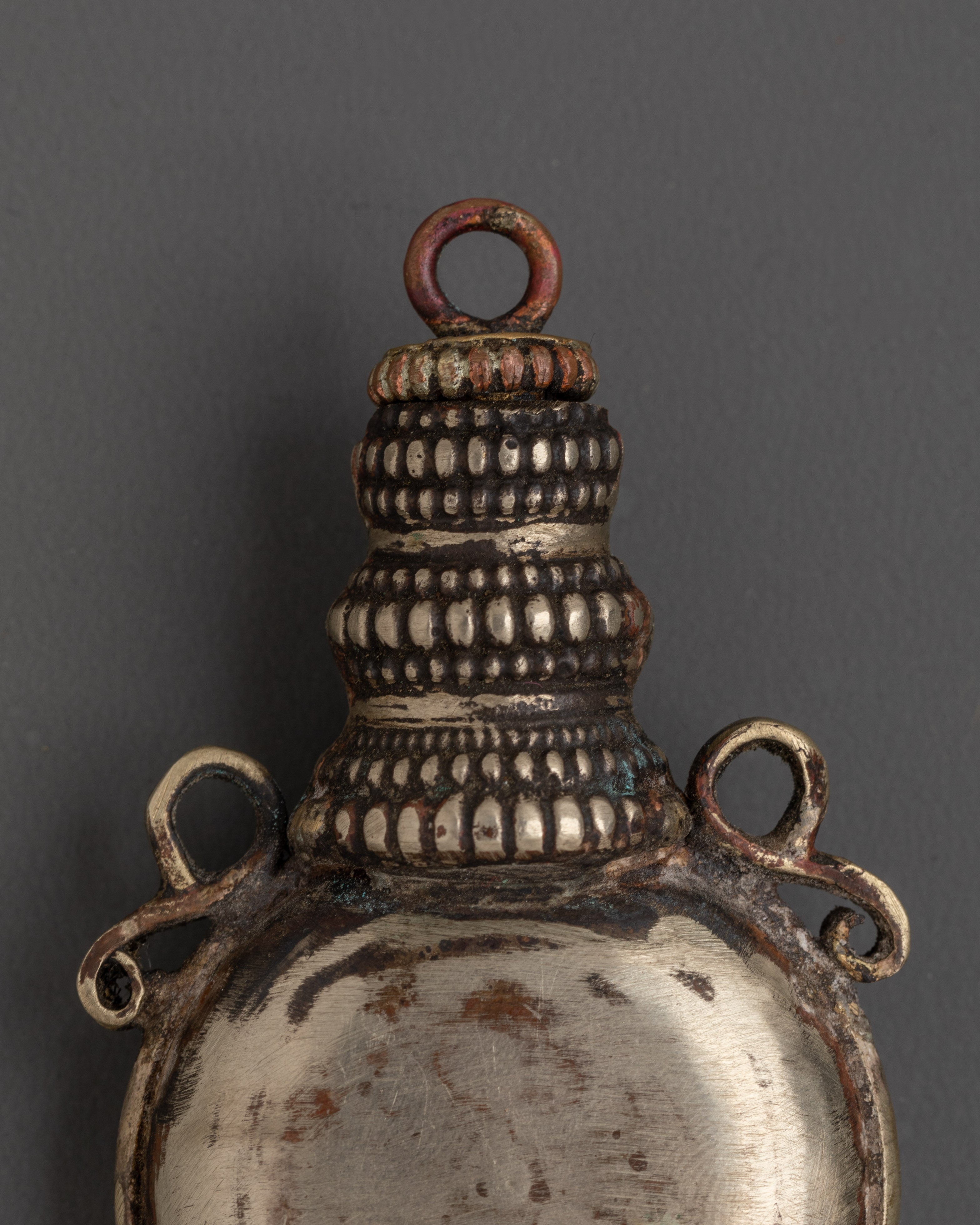 Handmade White Metal Snuff Bottle | Perfect for Collectors