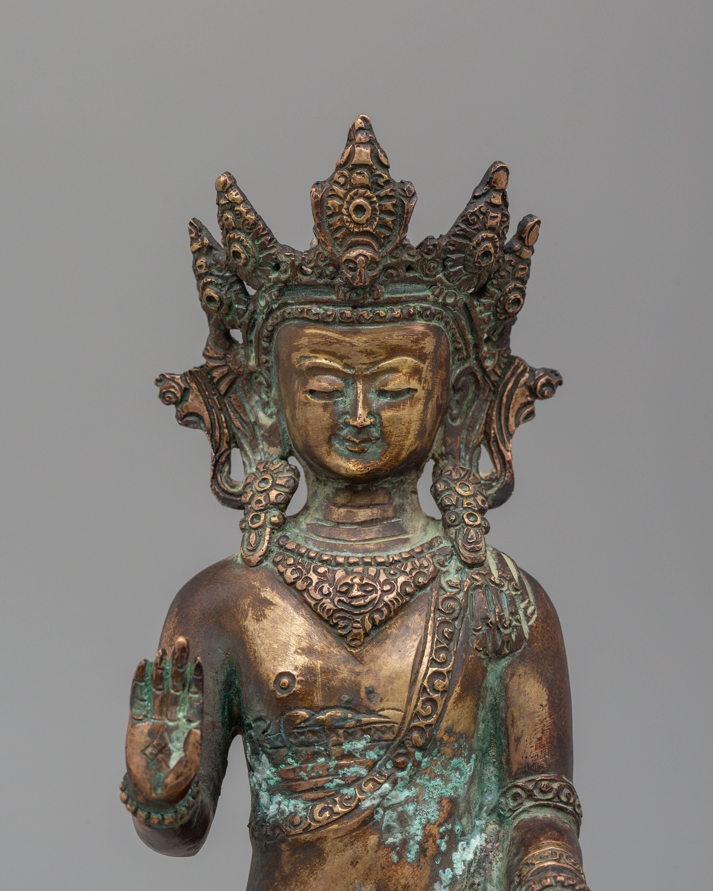 Himalayan Dipankara Buddha Statue | Symbol of Light and Wisdom