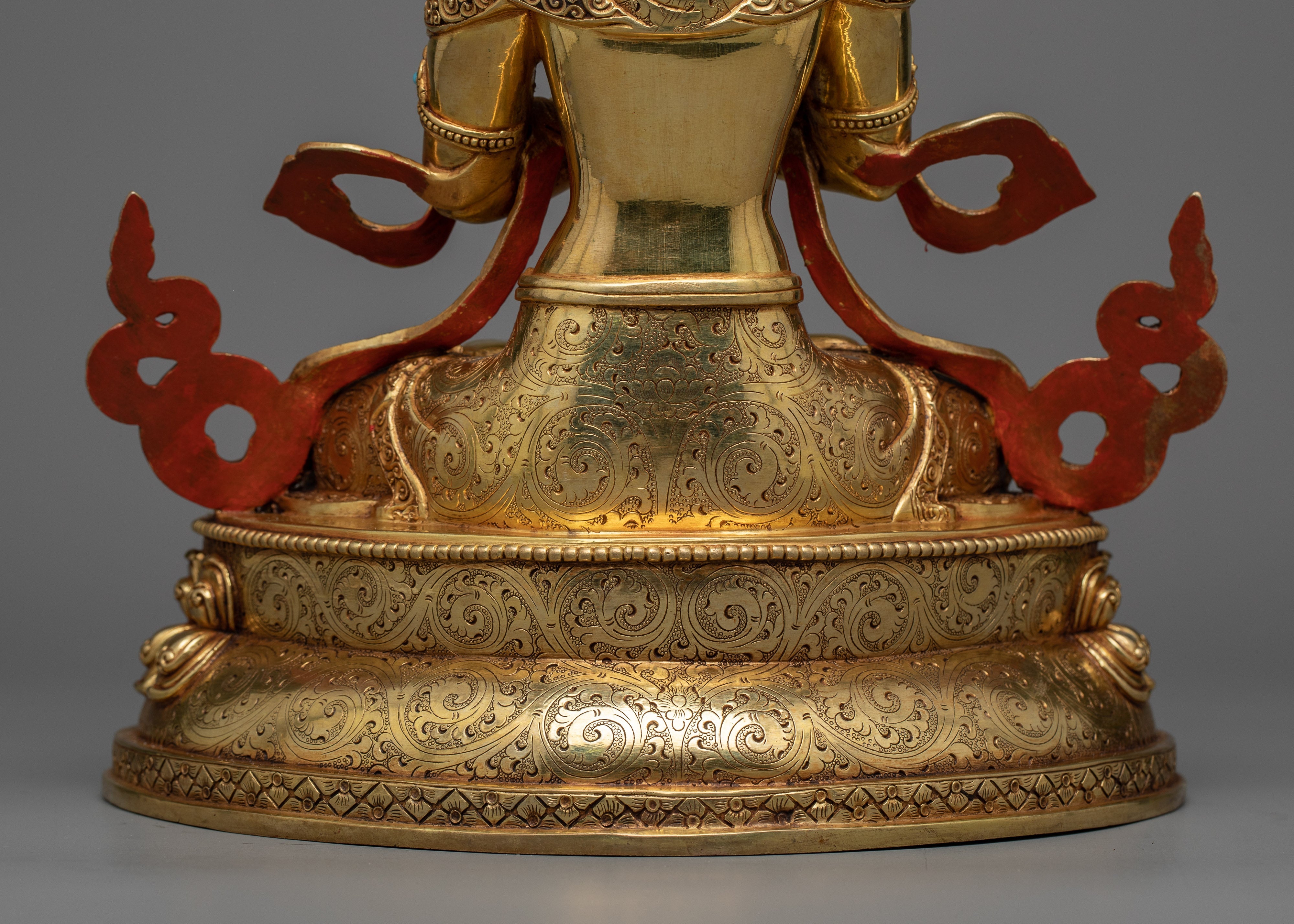 Primordial Buddha Vajradhara Statue | 24K Gold Gilded Emblem of Ultimate Reality