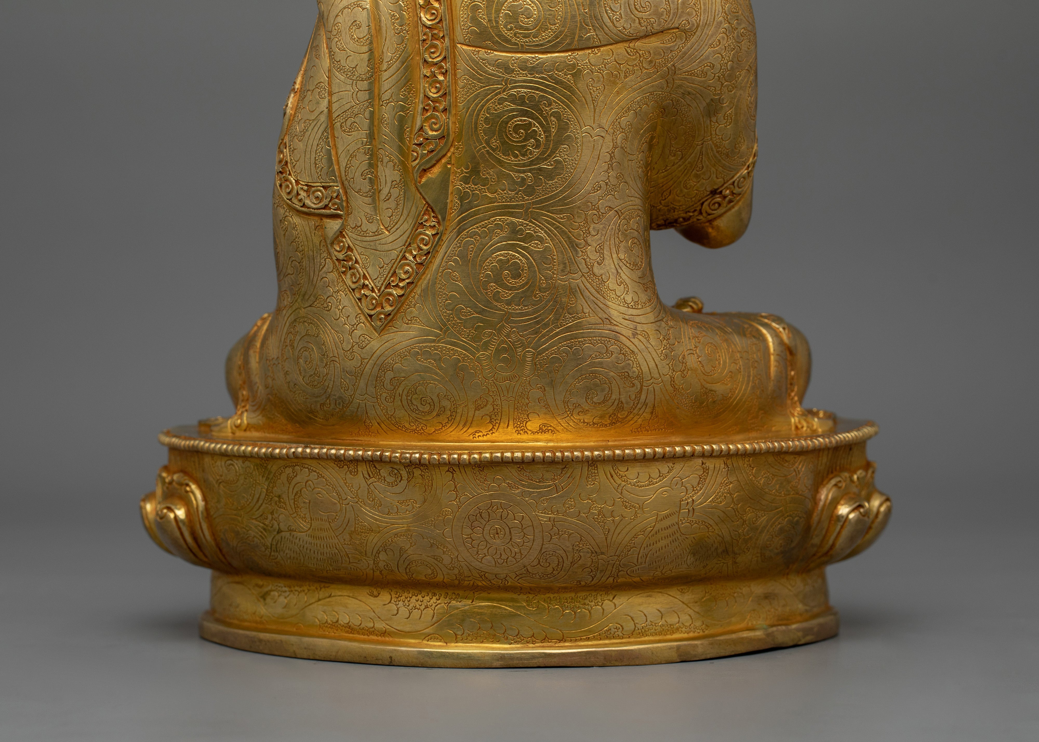 Sacred Figurine of Meditating Buddha Vairocana | Buddha of Infinite Light and Wisdom