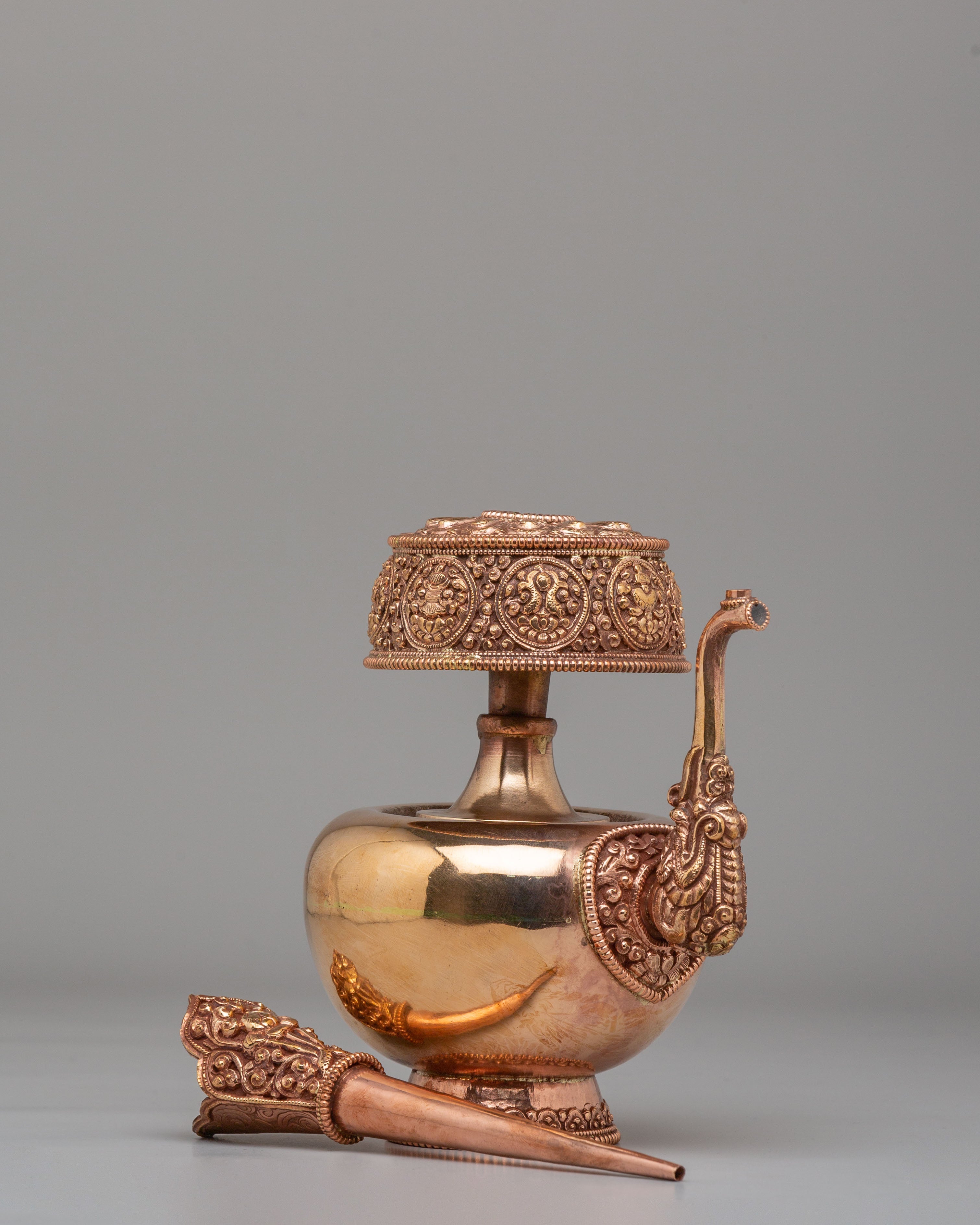 Tibetan Bhumba Offering Vase | Buddhist Ritual Water Vessel
