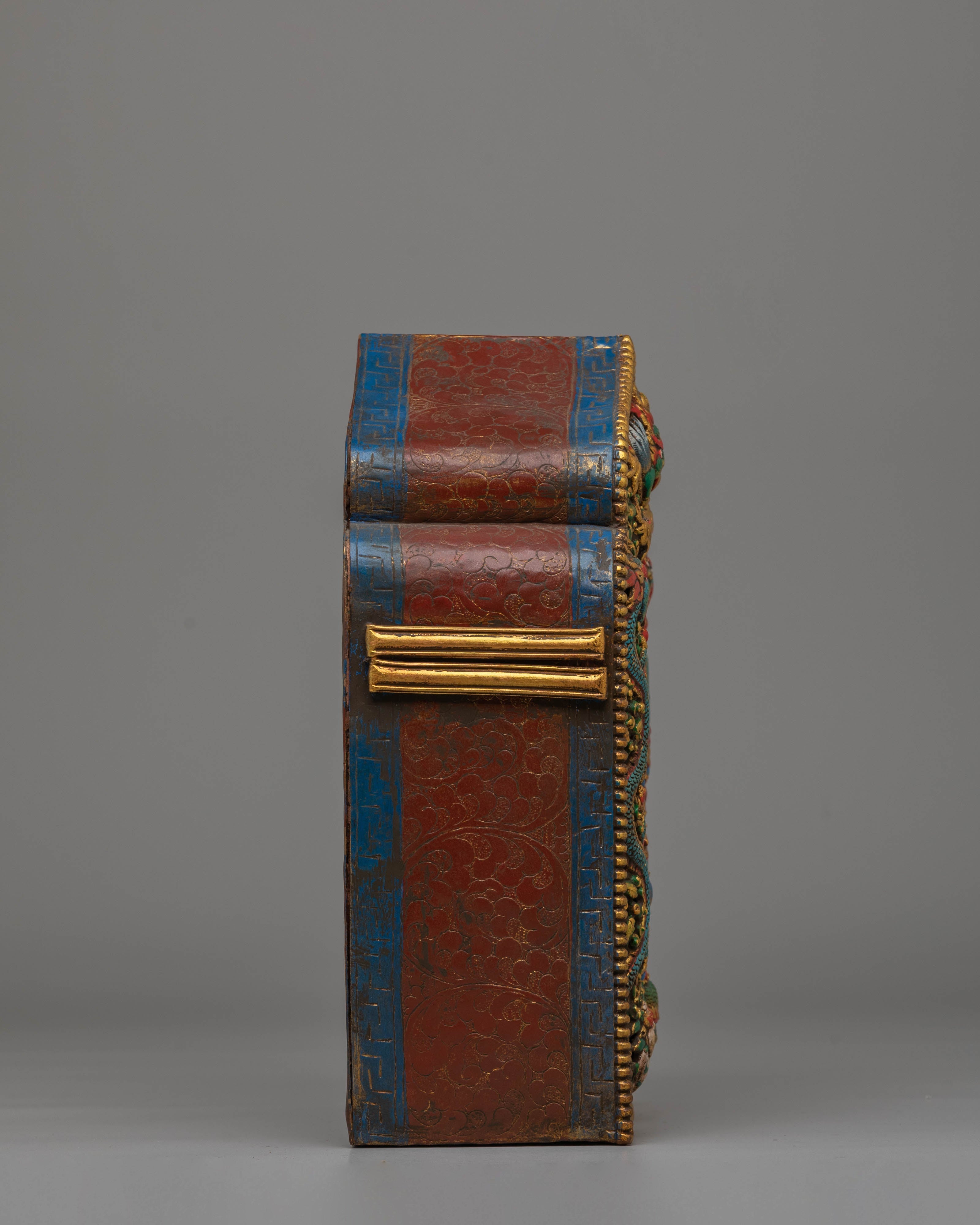 Handcrafted Ghau Box for Buddhist Ritual | Meditation Box