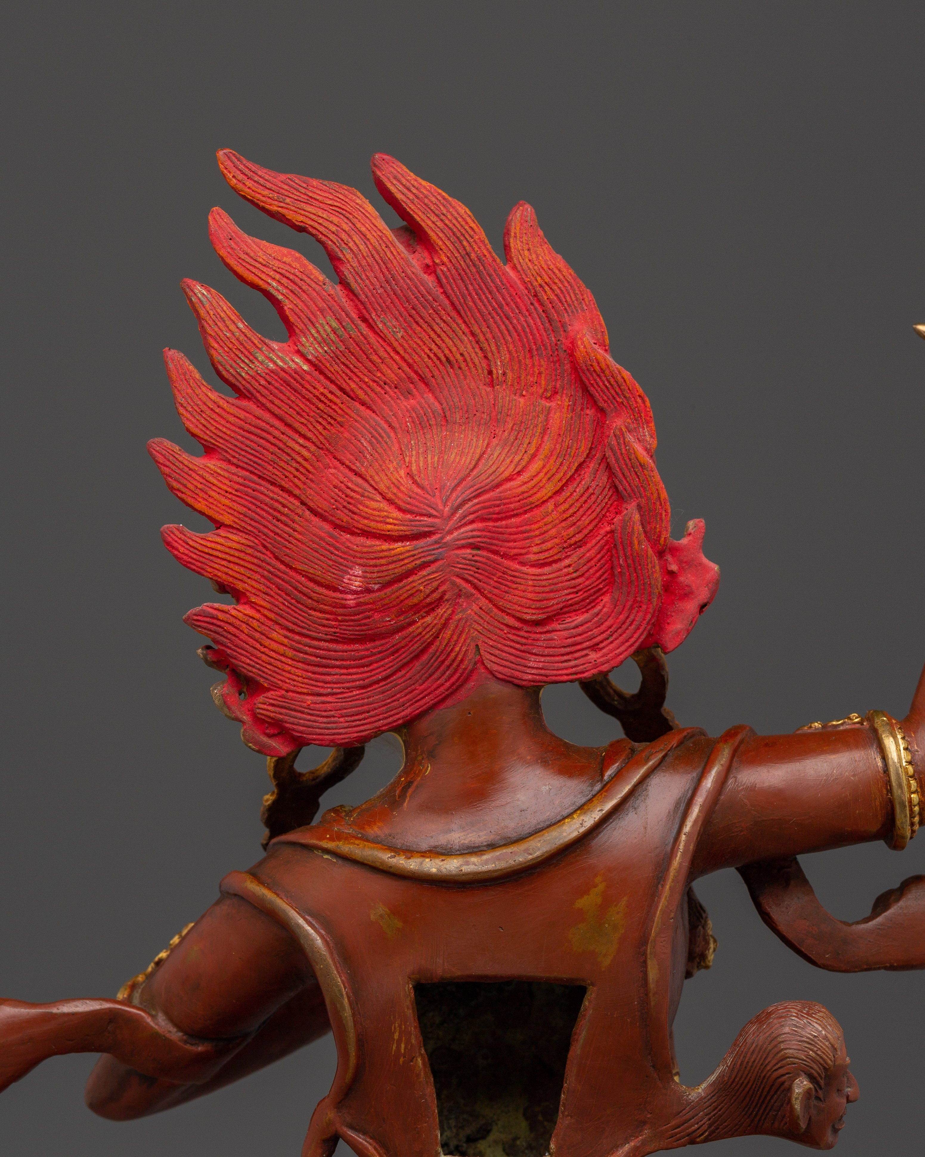 Red Dorje Phagmo Statue | Tibetan Buddhist Dakini Artwork