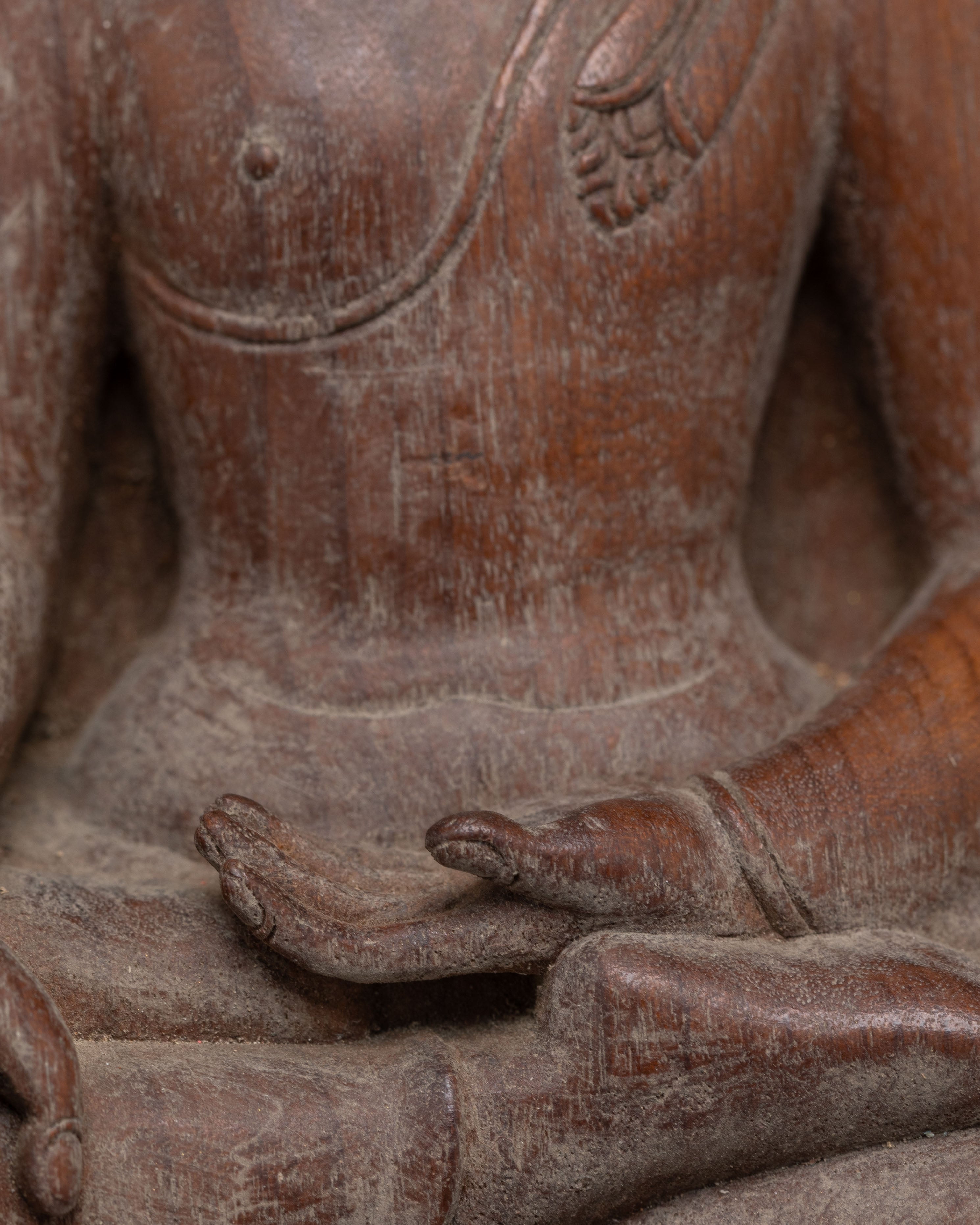 Handmade Sacred Statue of Shakyamuni Buddha | Symbol of Purity