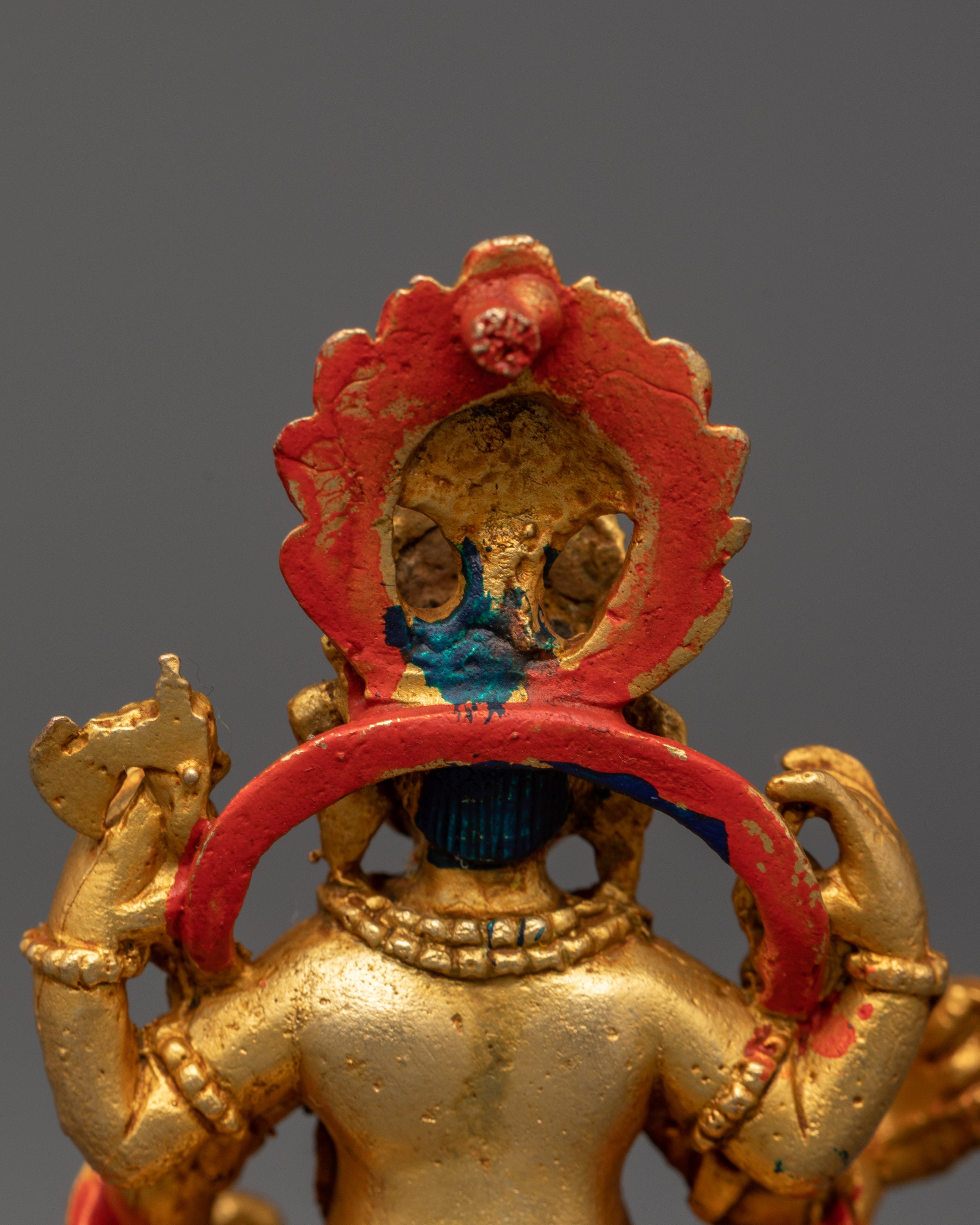 Gold-Plated Ganesh Statue | Hindu Elephant God of Wisdom & Prosperity