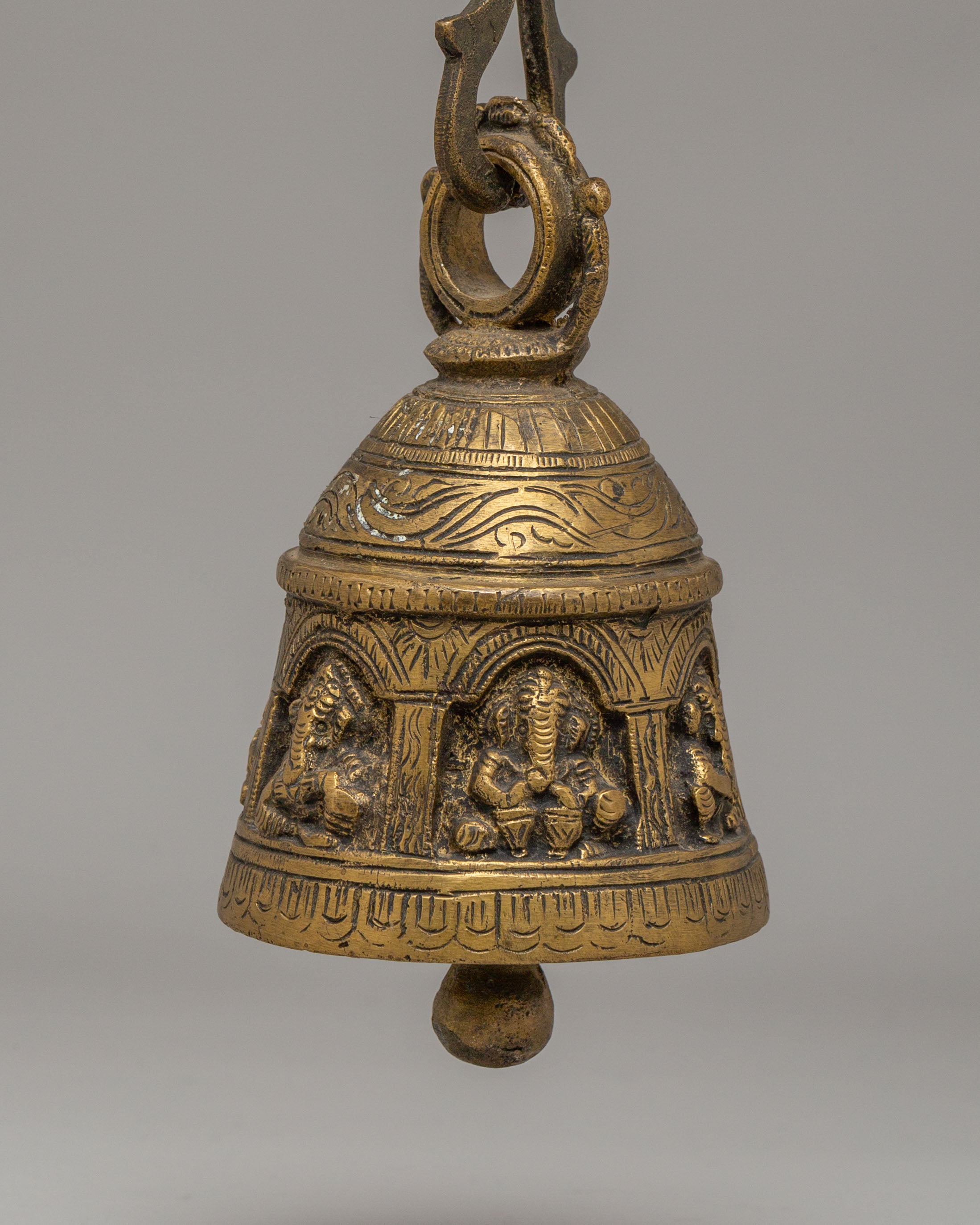 Sacred Spiritual Hanging Bell | Traditional Tibetan Ritual Bell