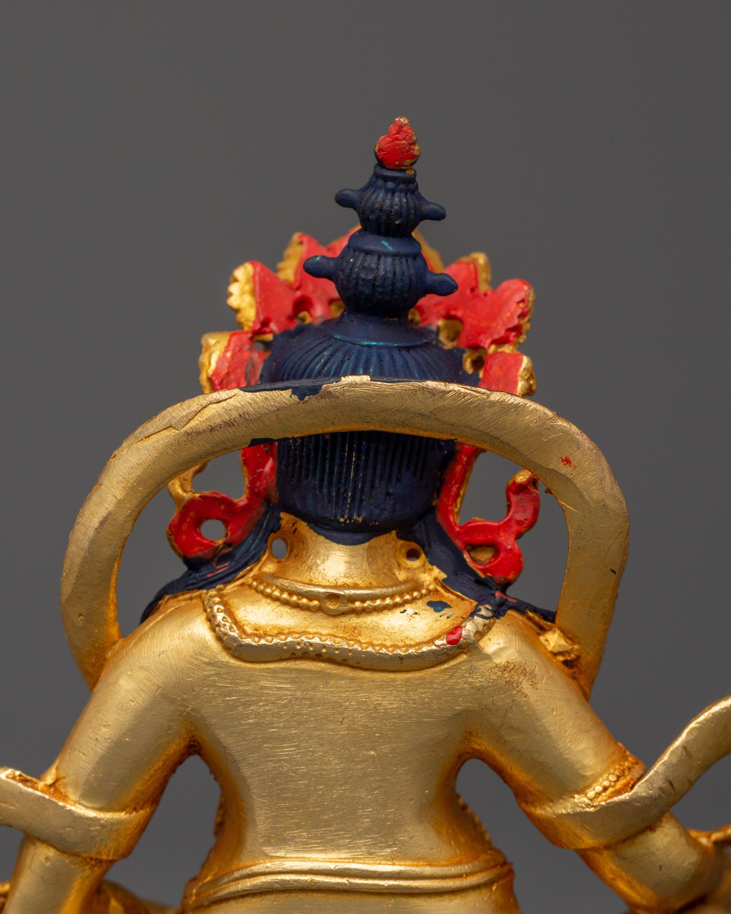 Lord of Wealth Dzambala Statue | Wrathful Fierce Buddhist Sculpture