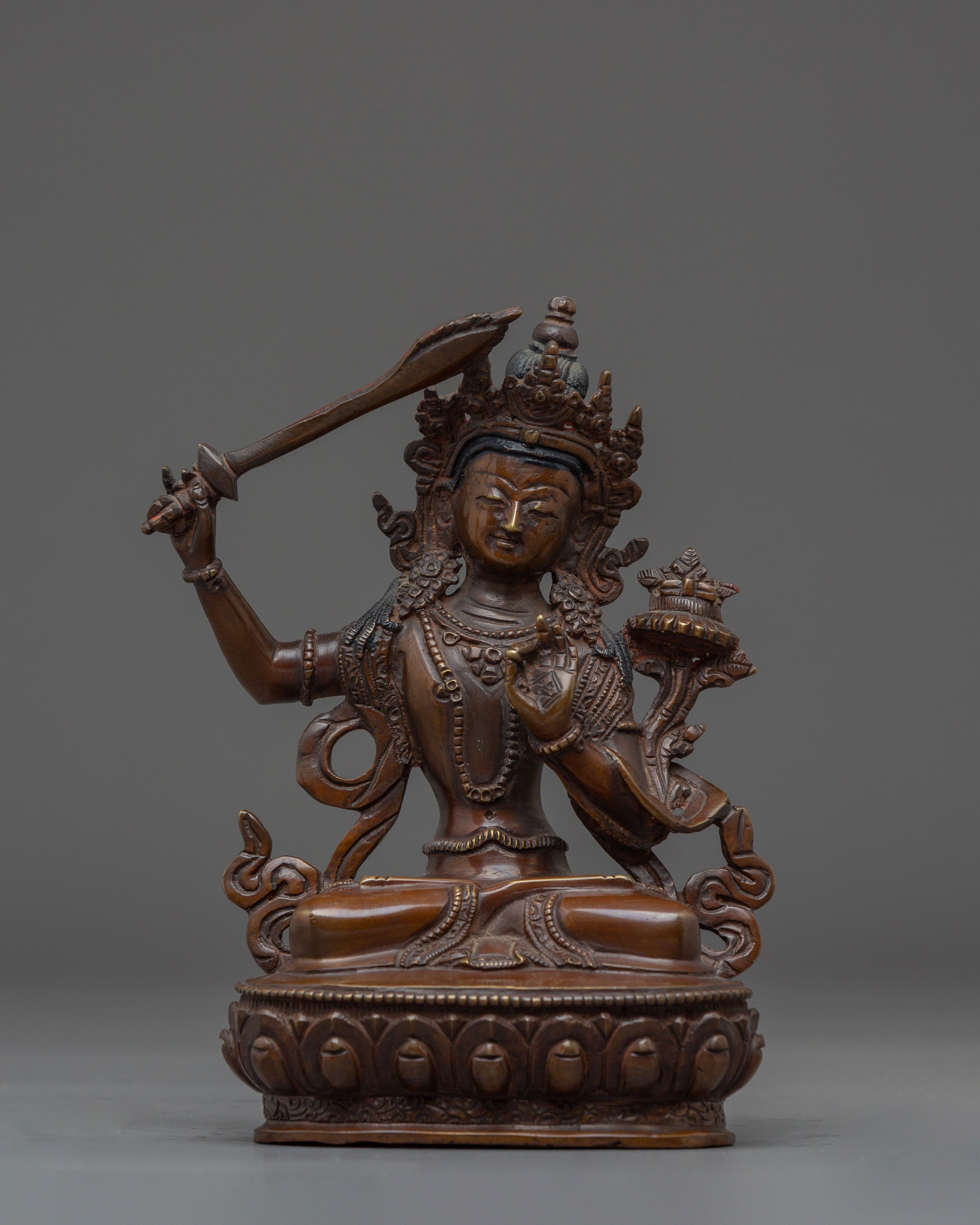 Himalayan Manjushri sculpture