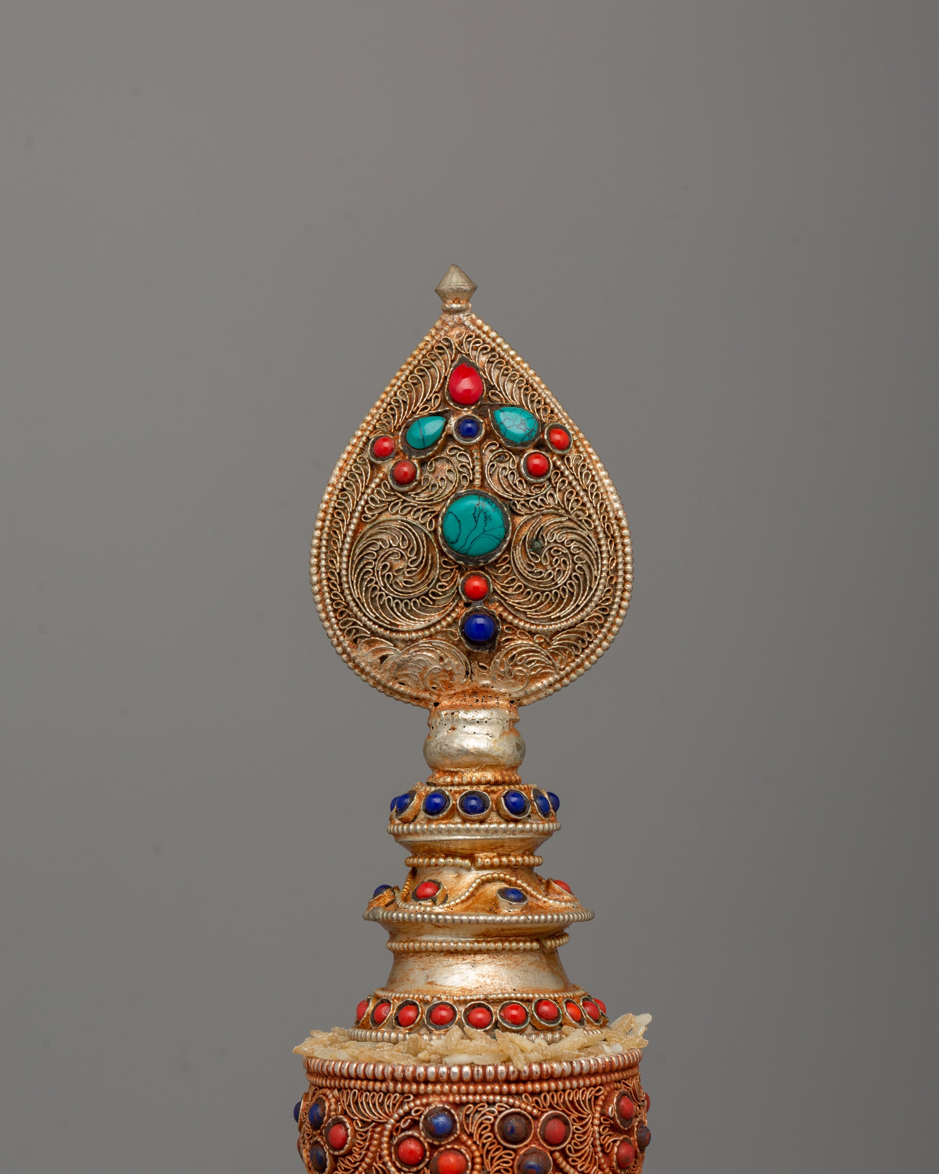 Sacred Mandala for Offering Practice | Handcrafted Tibetan Ritual Tool