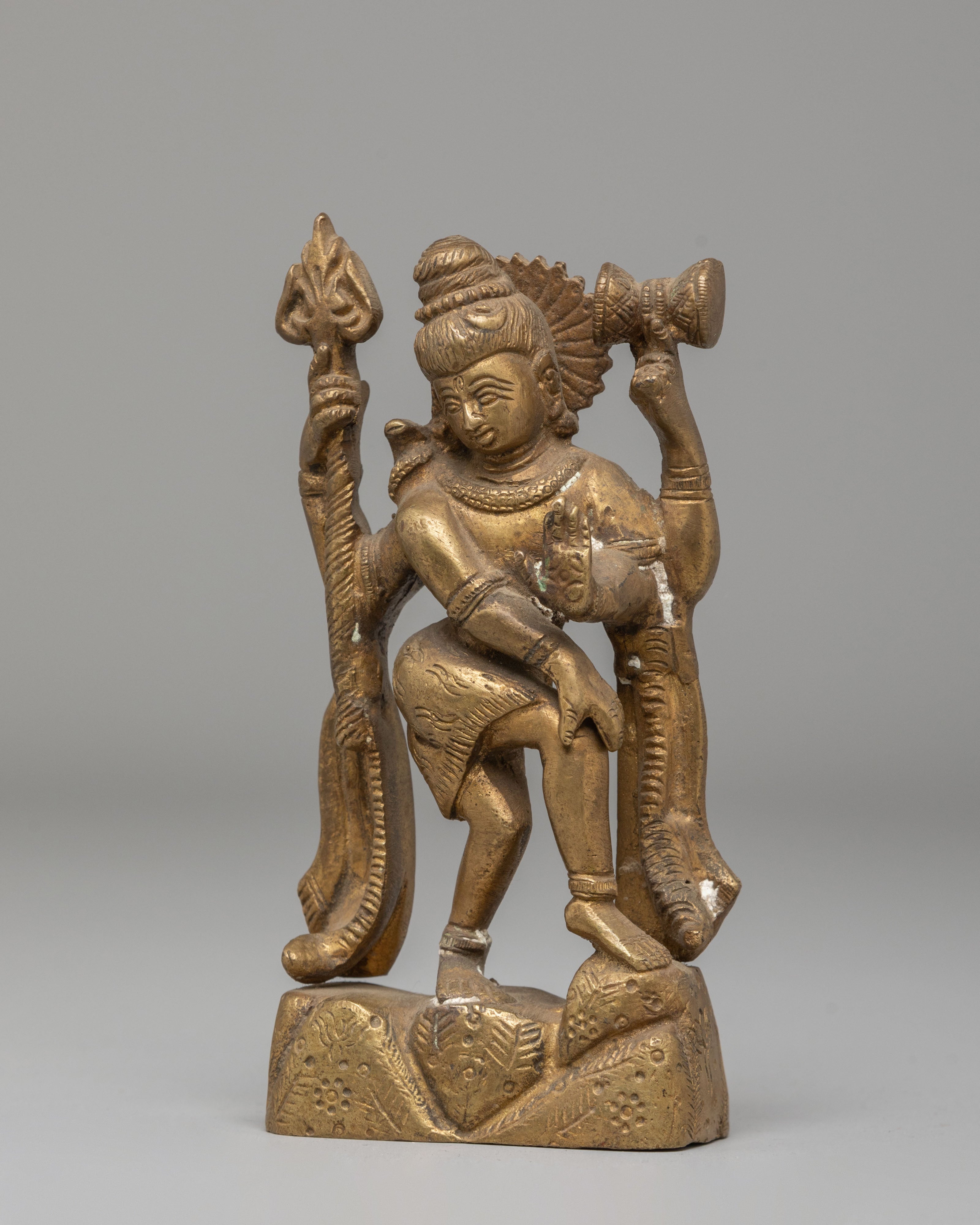 Lord Shiva Statue | Brass Sculpture for Transformation and Spiritual Growth