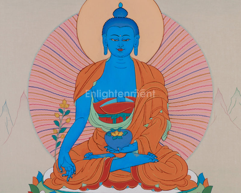 Medicine Buddha| Perfect Healing Thangka