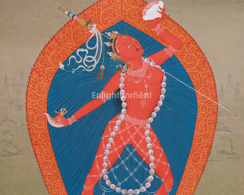 Vajrayogini: Vajrayana Meditation Thangka