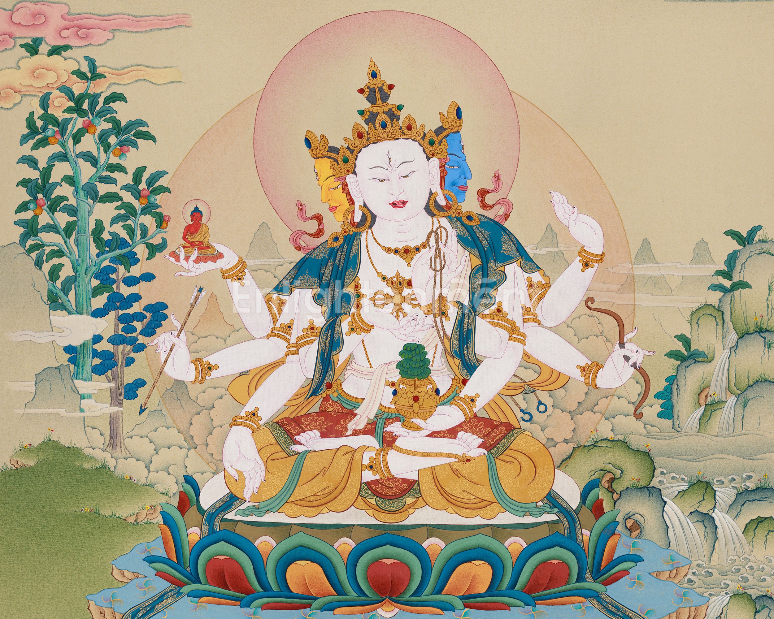 Dakini Namgyalma Thangka | The Deity for Longevity and Protection