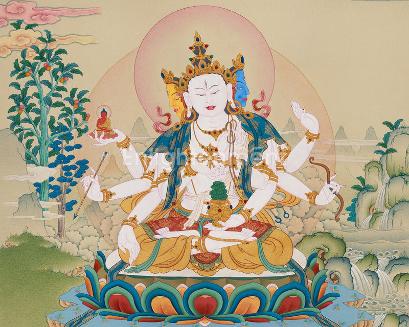 Dakini Namgyalma Thangka | The Deity for Longevity and Protection