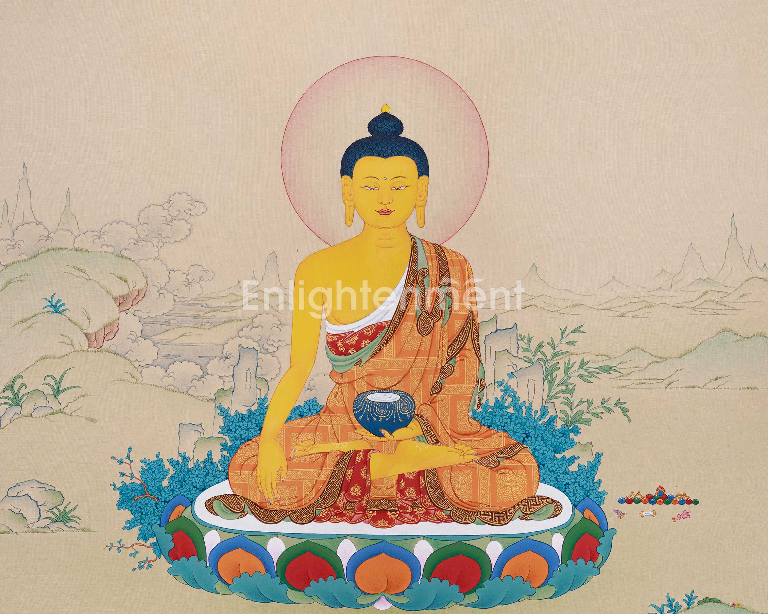 Siddhartha Gautam Buddha Artwork | The Enlightened Path of Compassion