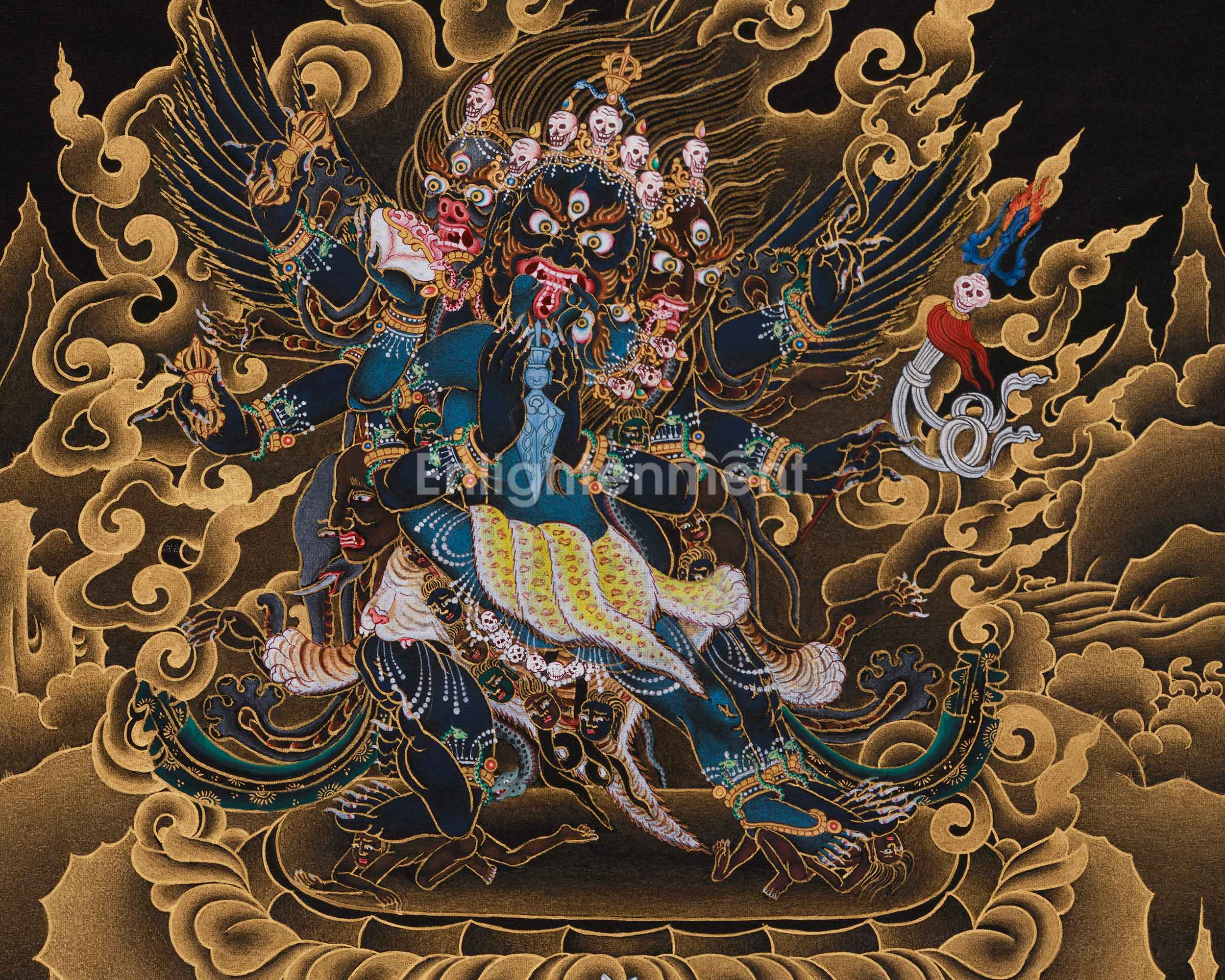 Wrathful Vajrakilaya Thangka | Transmutation of Negativity