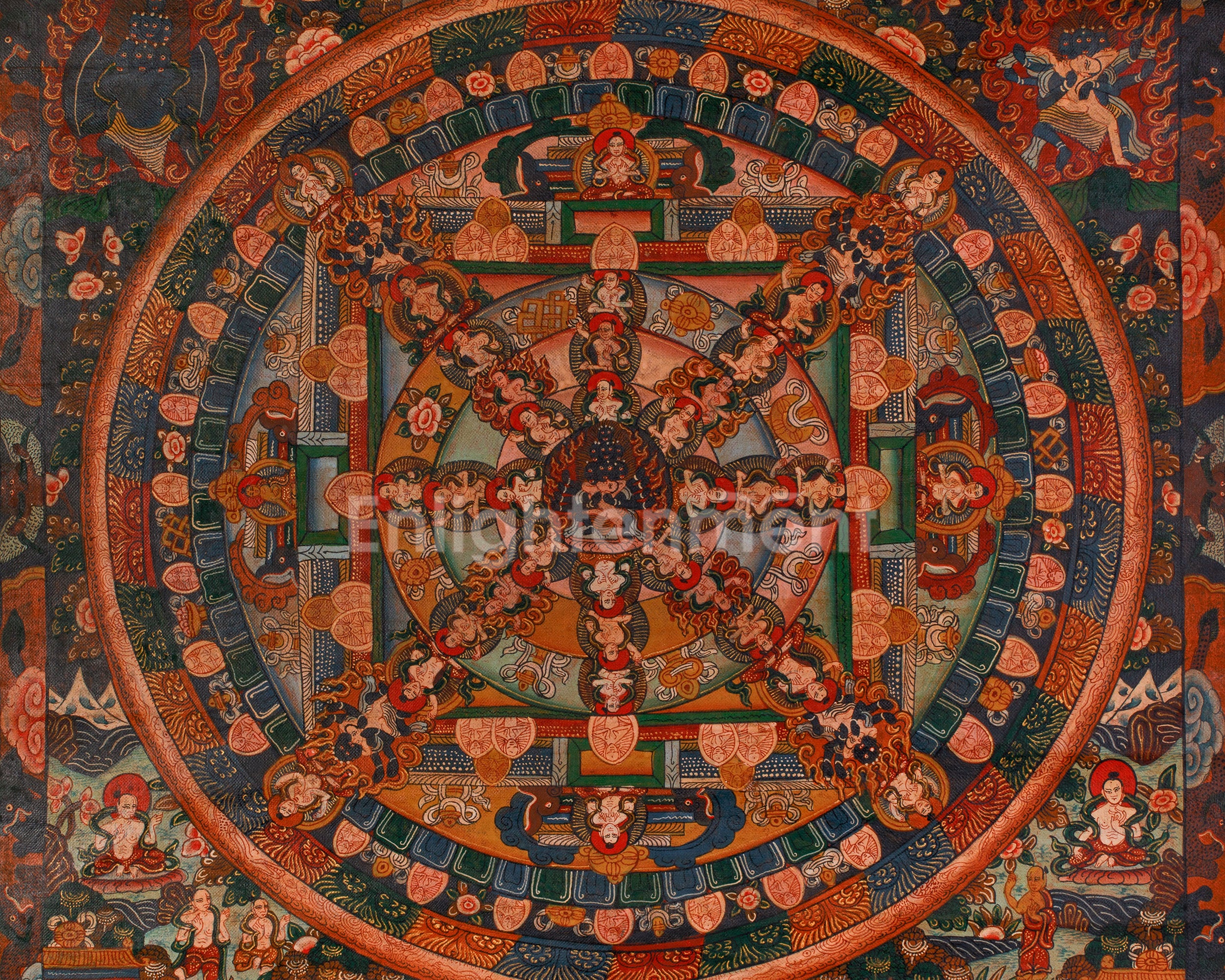 Yamantaka Mandala | Wrathful Compassion and Spiritual Transformation