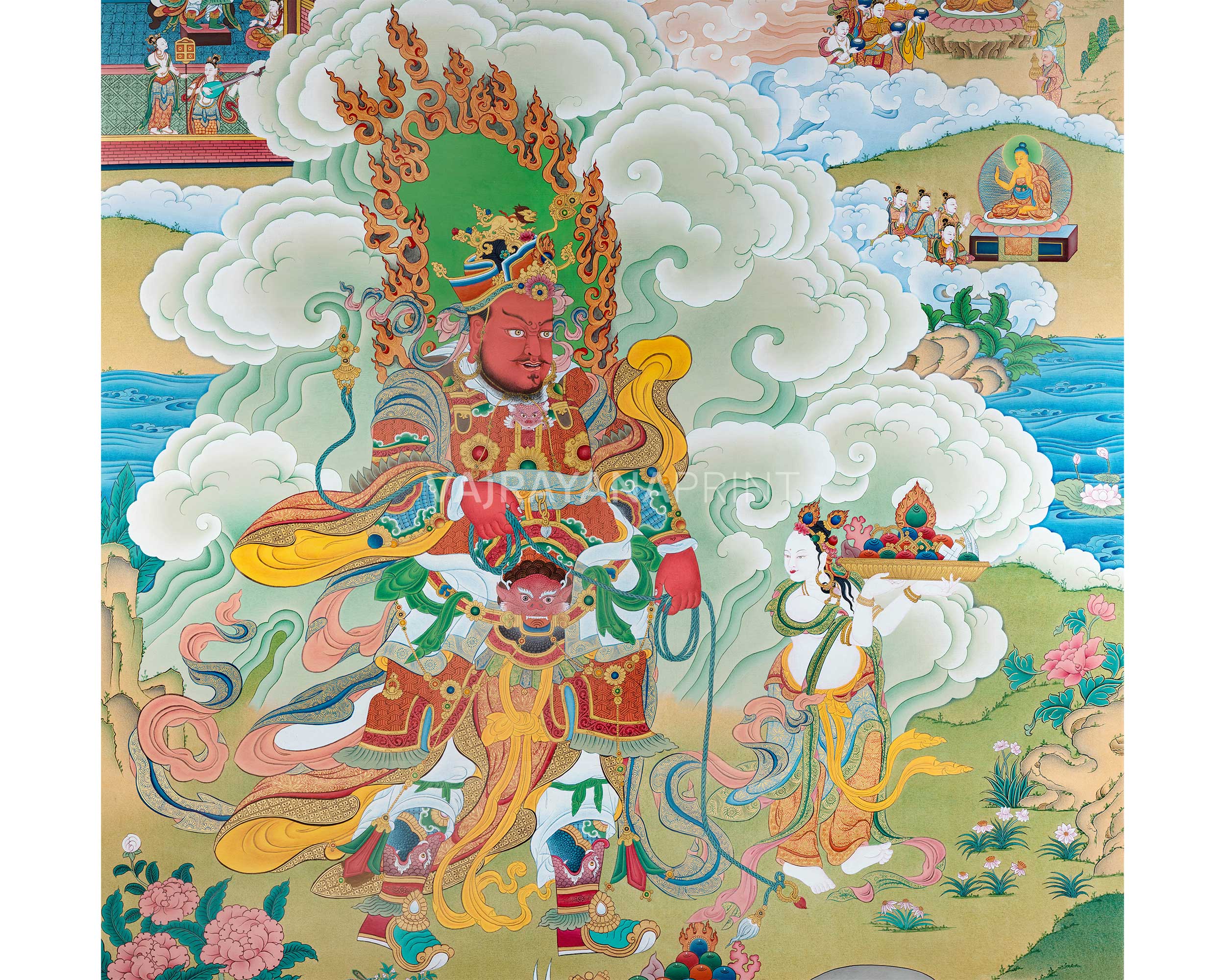 Virupaksa Giclee Print | Guardian King of the West and Protector of the Dharma