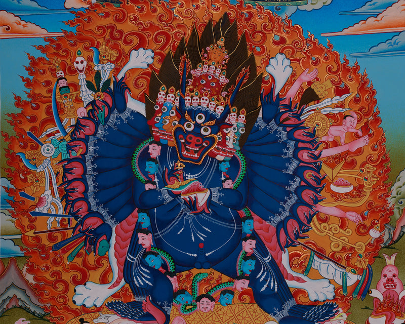 Yamantaka With Other Deities | Yamantaka and Divine Beings in Vajrayana Buddhism