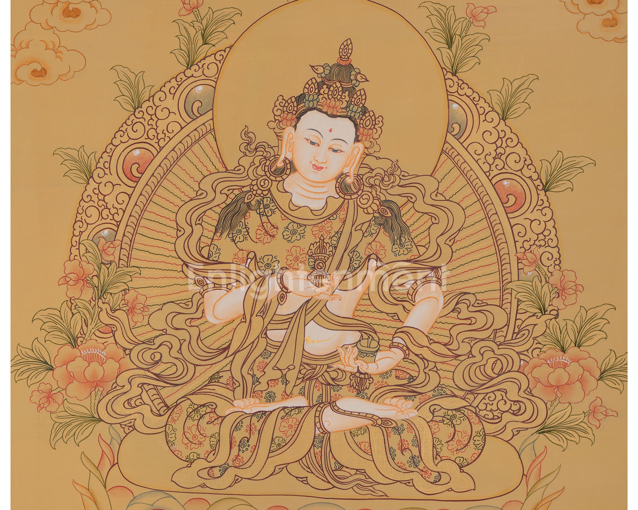 Vajrasattva Thangka For Purification | Spiritual Transformation